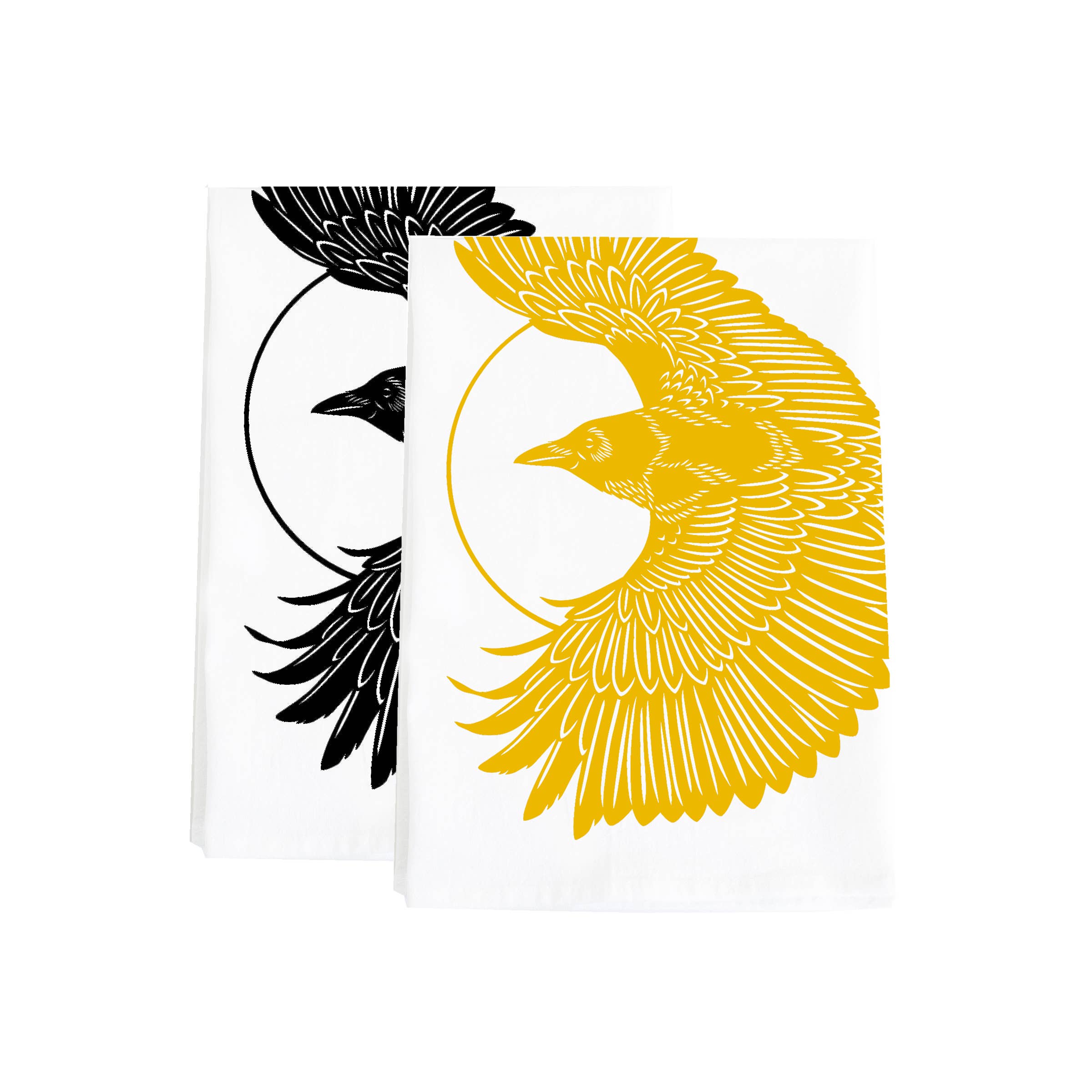 Crow Flour Sack Towel, photo 1 of 5