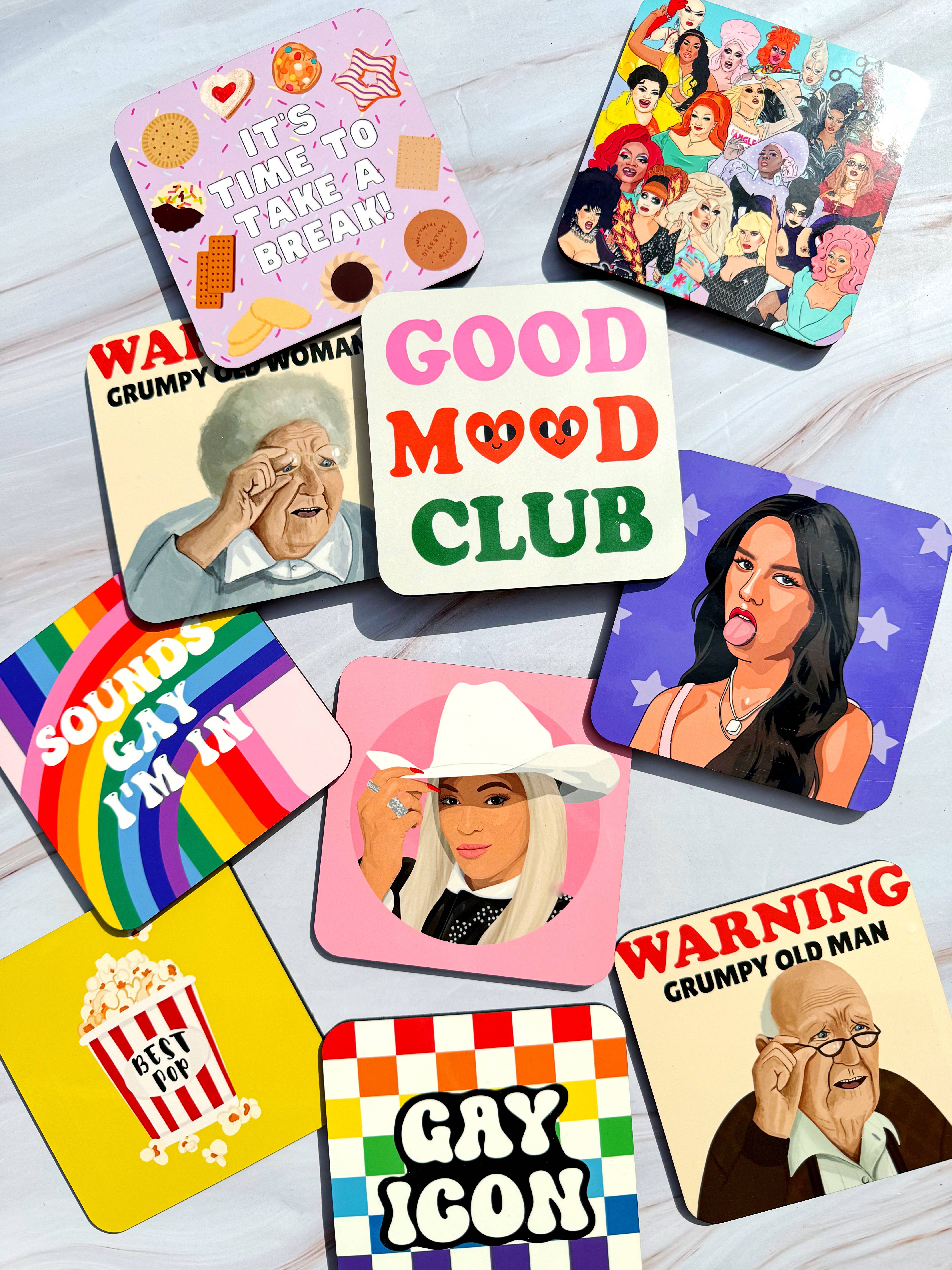 Coasters 'Icons Only - Ru Paul's Drag Ra, photo 3 of 3