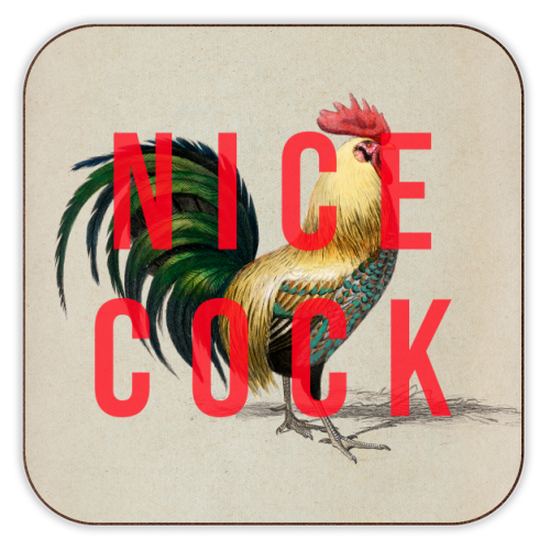 Coasters, Nice Cock by the 13 Prints: Glass, photo 2 of 2