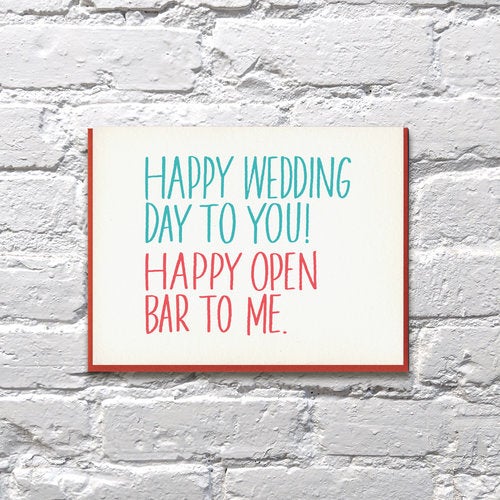 Bench Pressed - Open Bar Card
