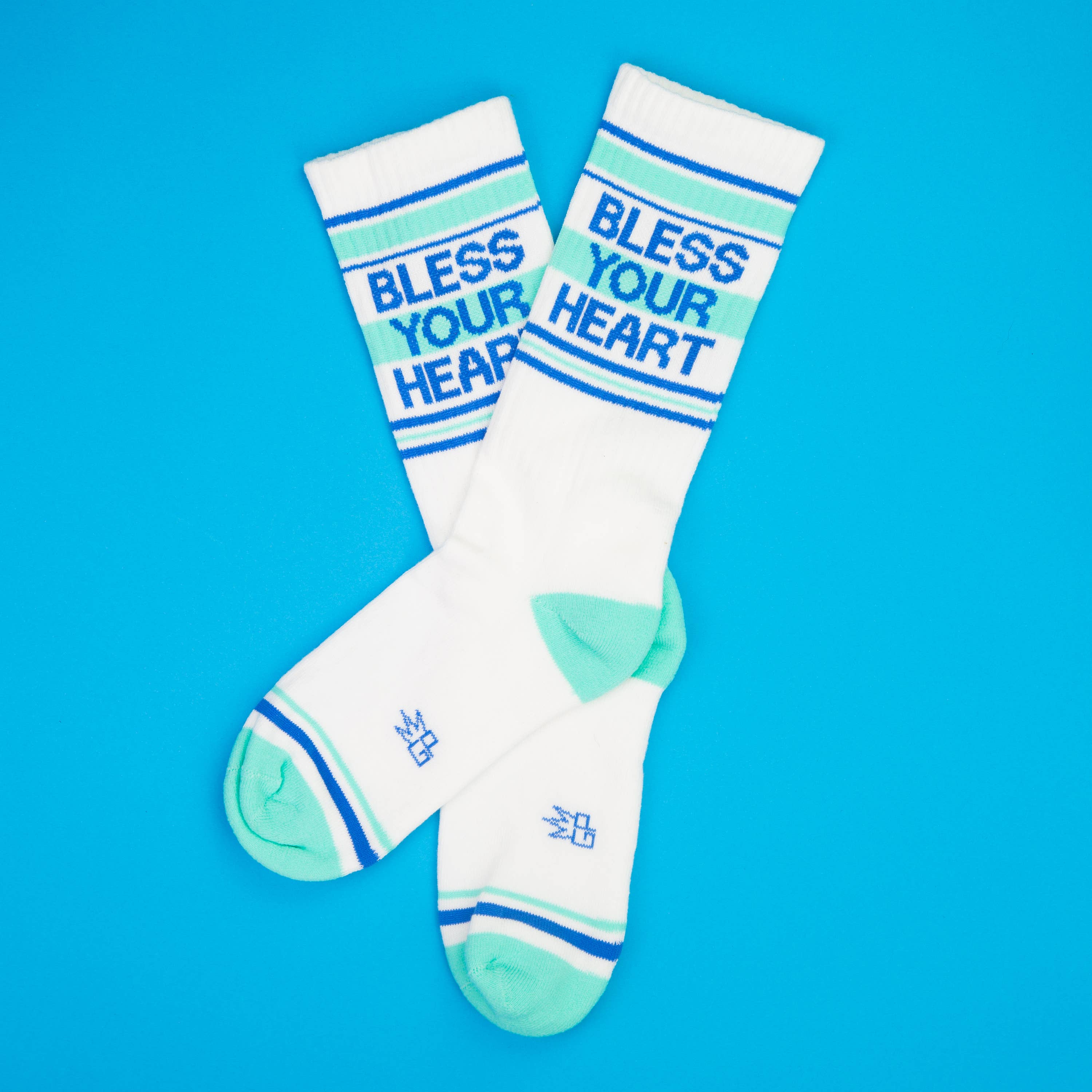 Bless Your Heart Gym Crew Socks, photo 2 of 6