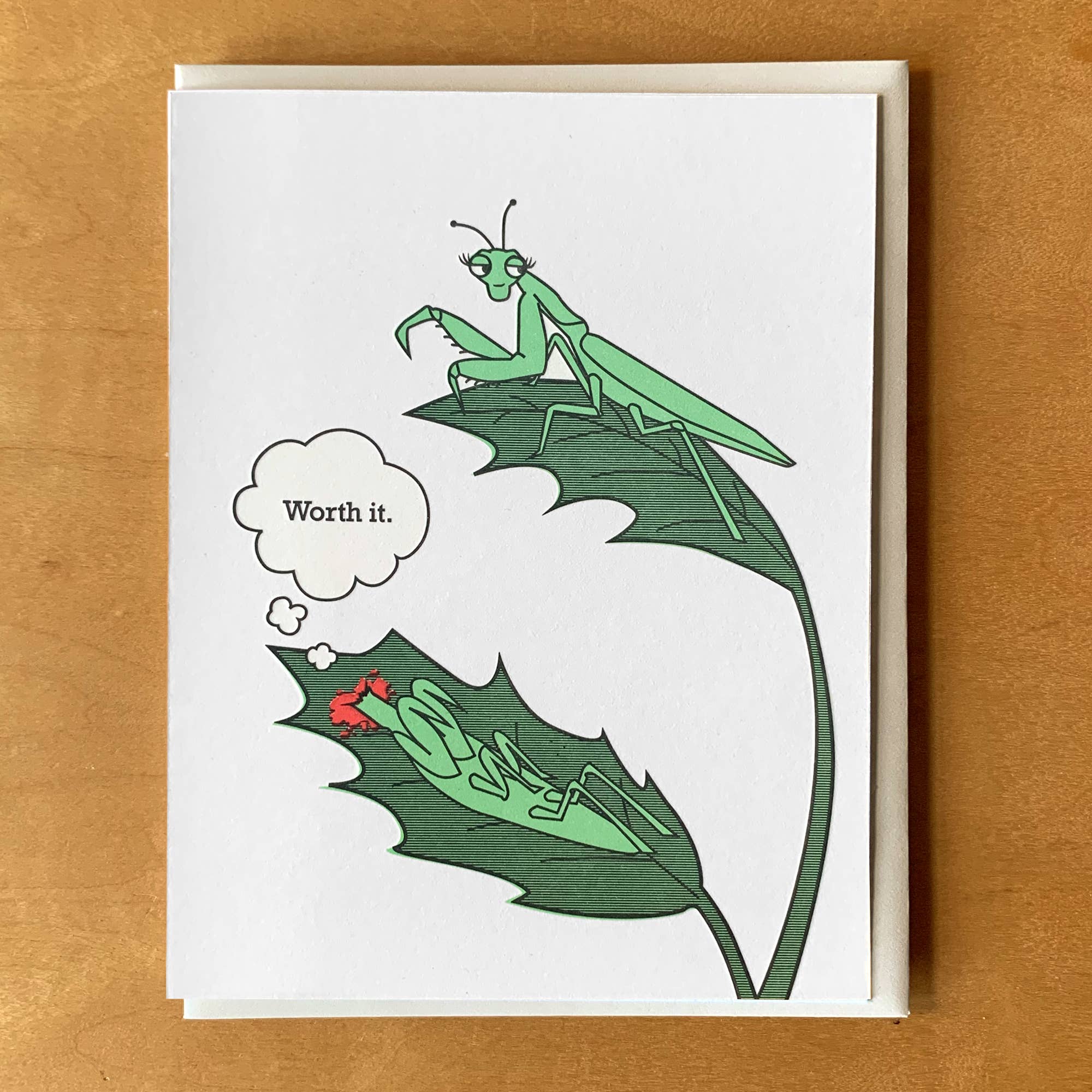 Praying Mantis Card