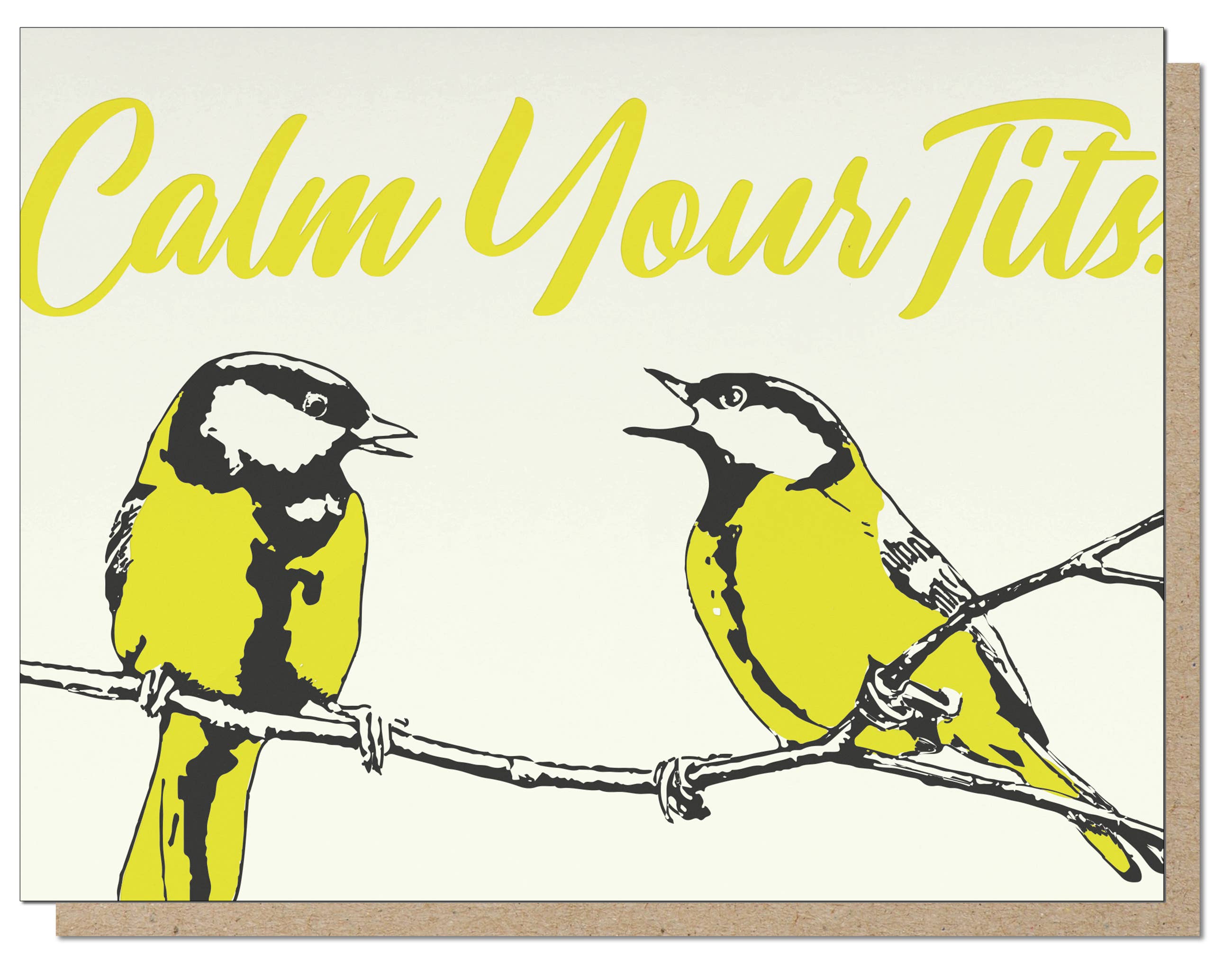 Calm Your Tits Card