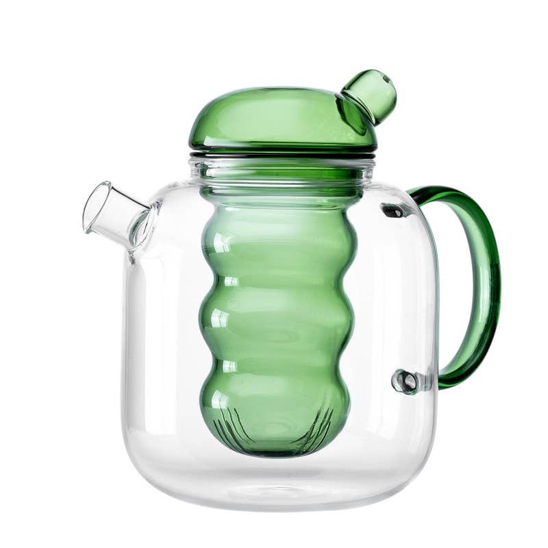 Nordic Minimalist Borosilicate Glass Teapot | Water Carafe, photo 2 of 4