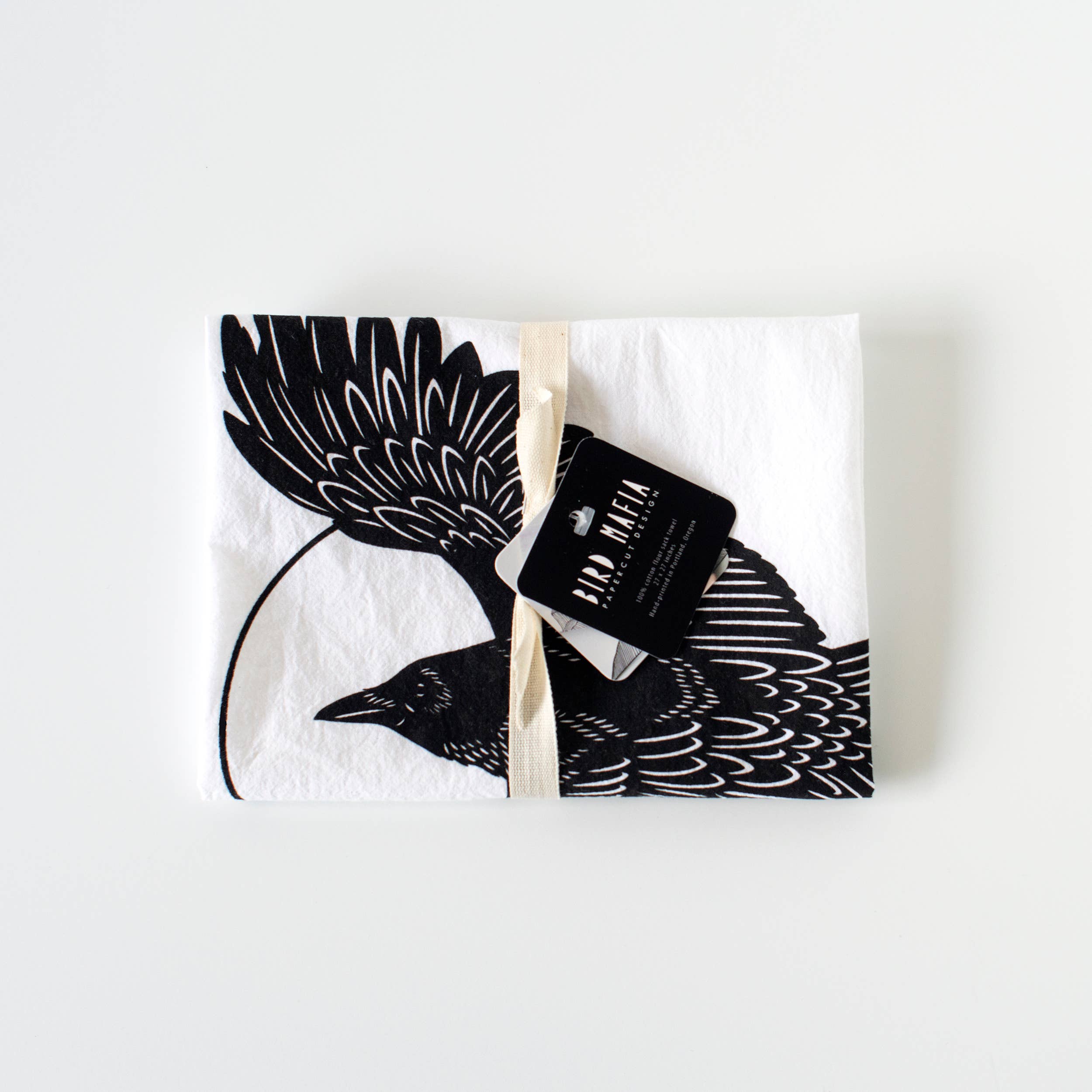 Crow Flour Sack Towel, photo 3 of 5