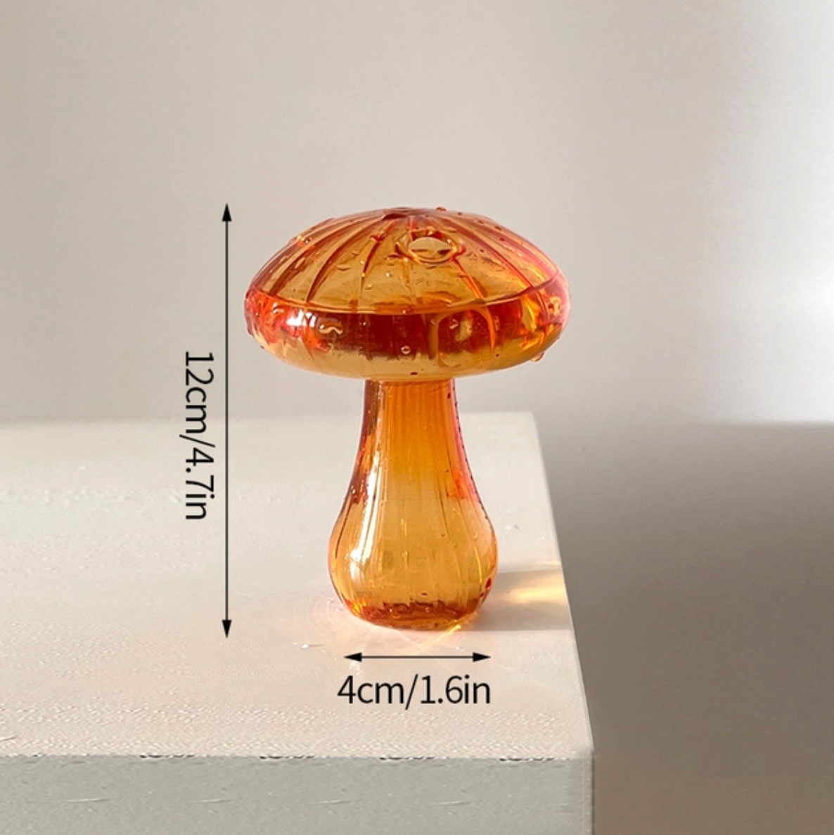 Mini Glass Mushroom Bud Vase, photo 4 of 7
