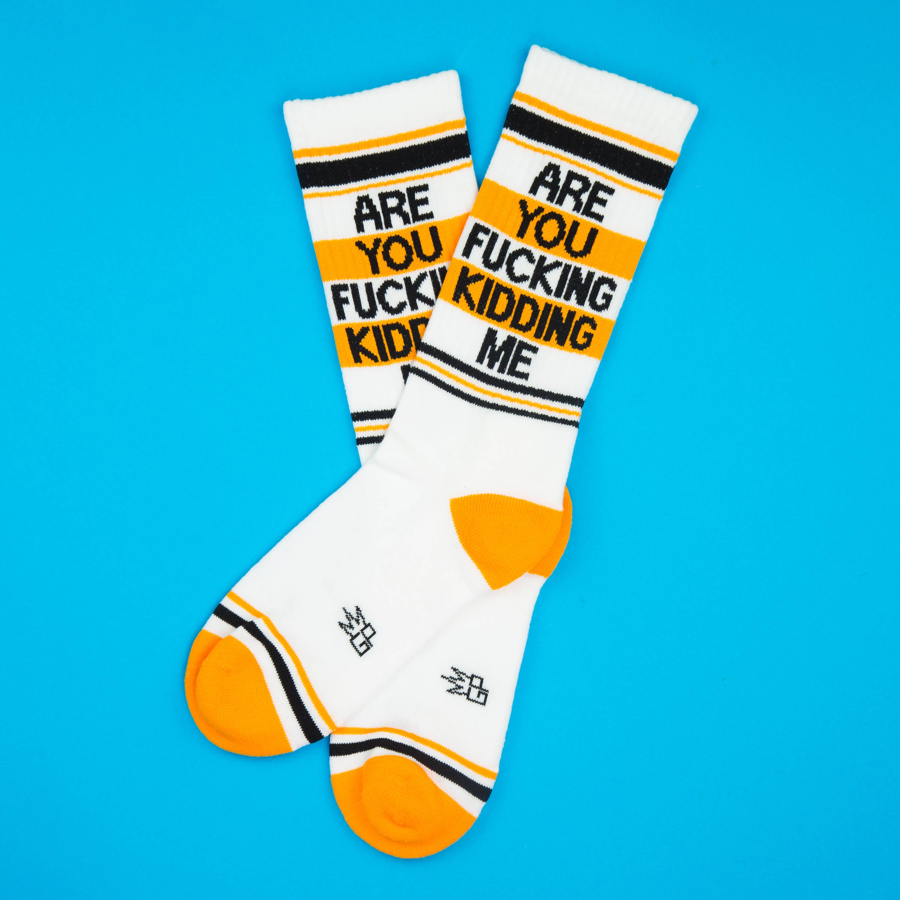 Are You Fucking Kidding Me Gym Crew Socks, photo 2 of 6