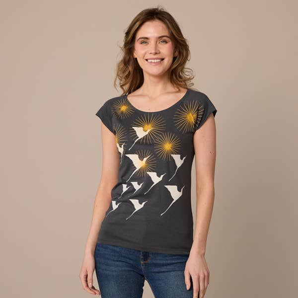 Starburst Bamboo T: Black, XL, photo 3 of 8