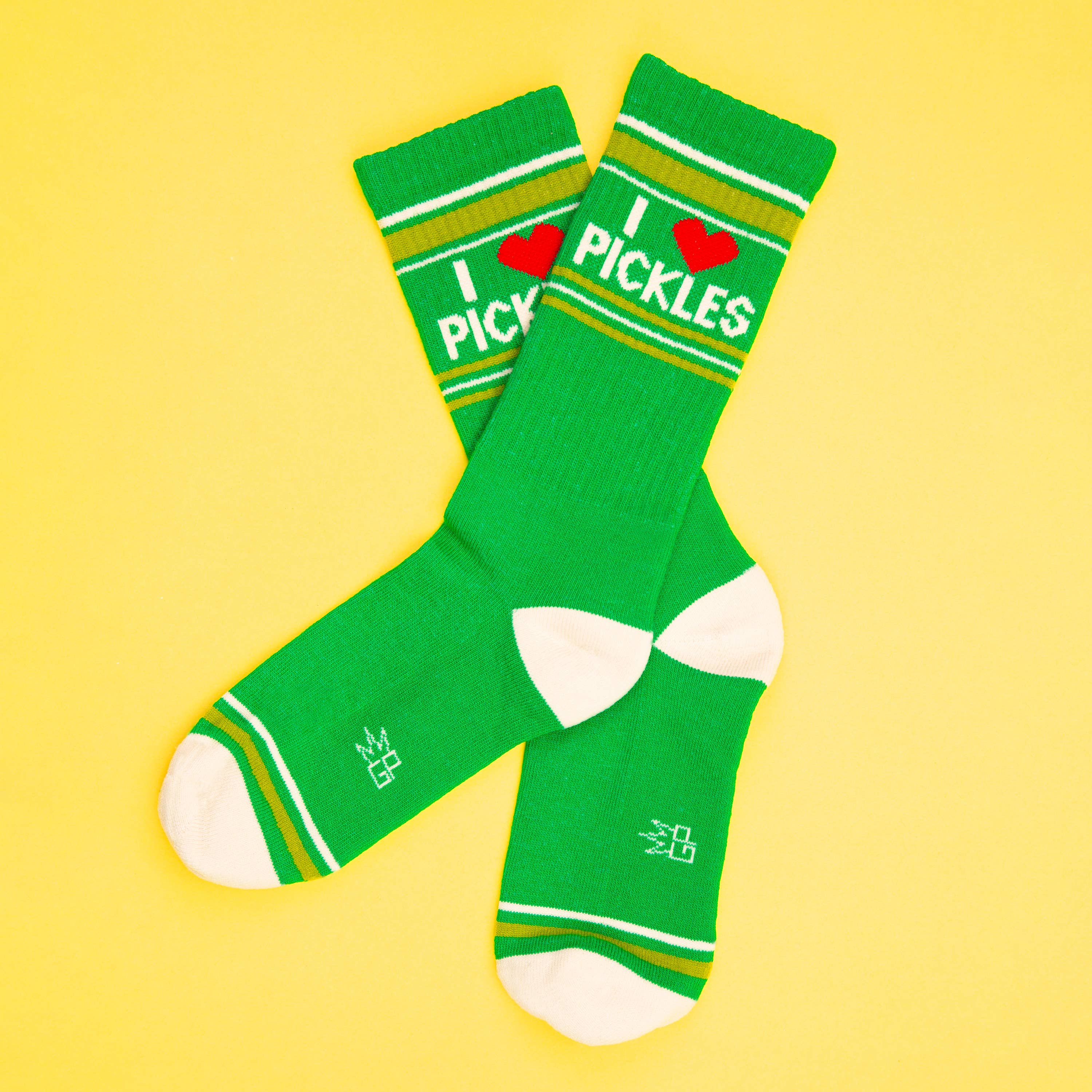 I ❤️ Pickles Gym Crew Socks, photo 2 of 6