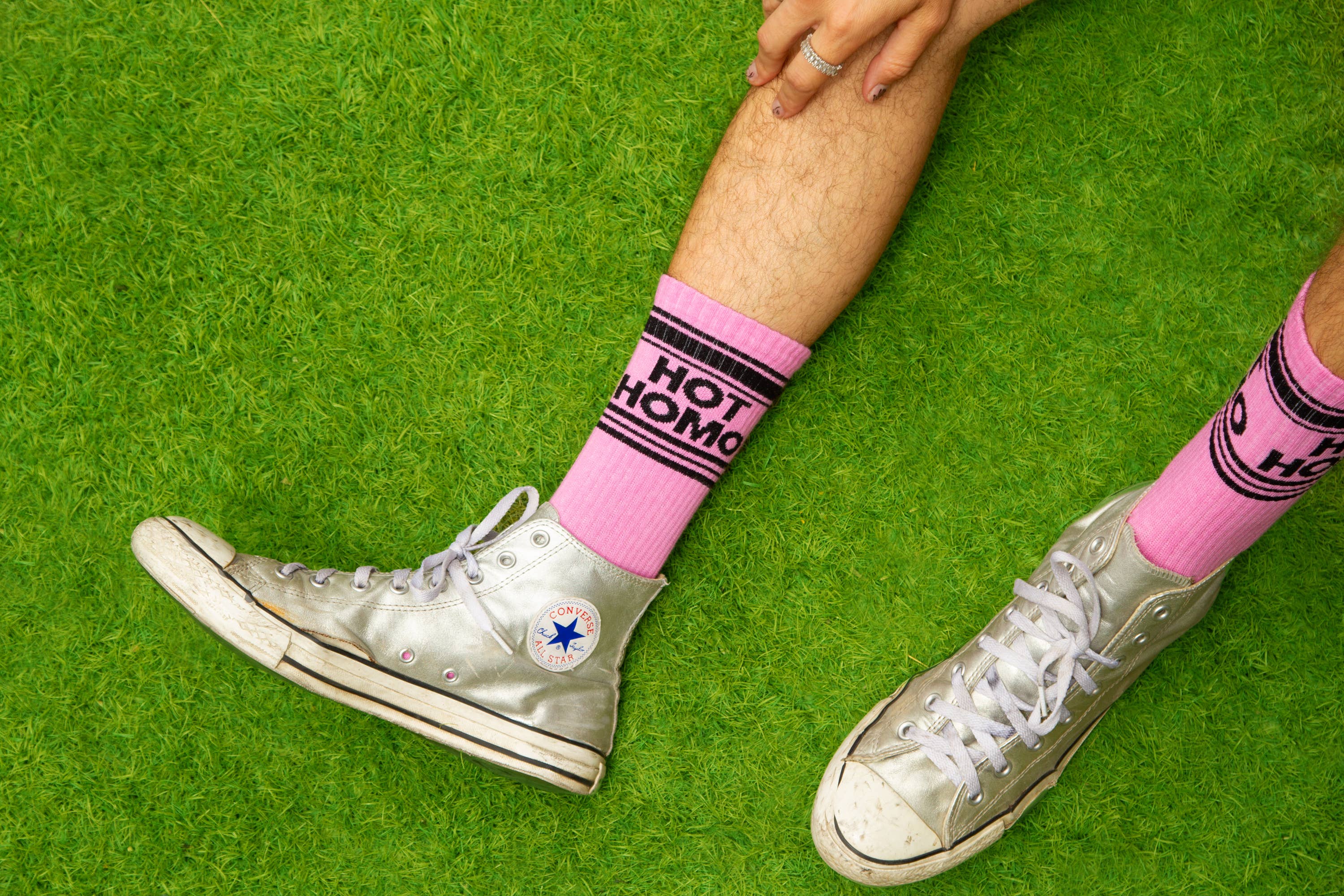 Hot Homo Gym Crew Socks, photo 2 of 6