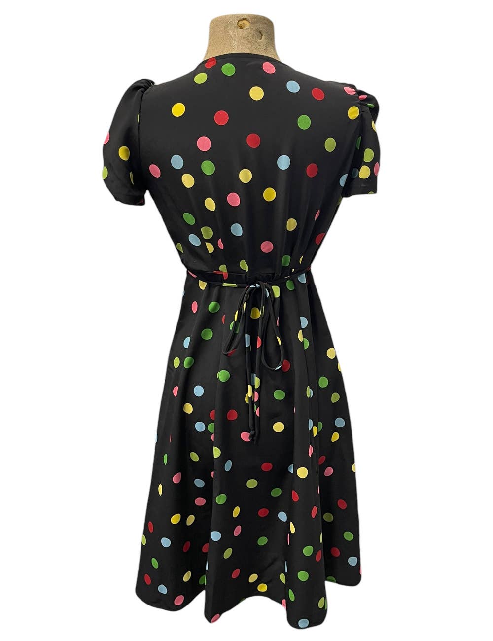 Black Circus Dot Retro Inspired Rita Dress, photo 3 of 5