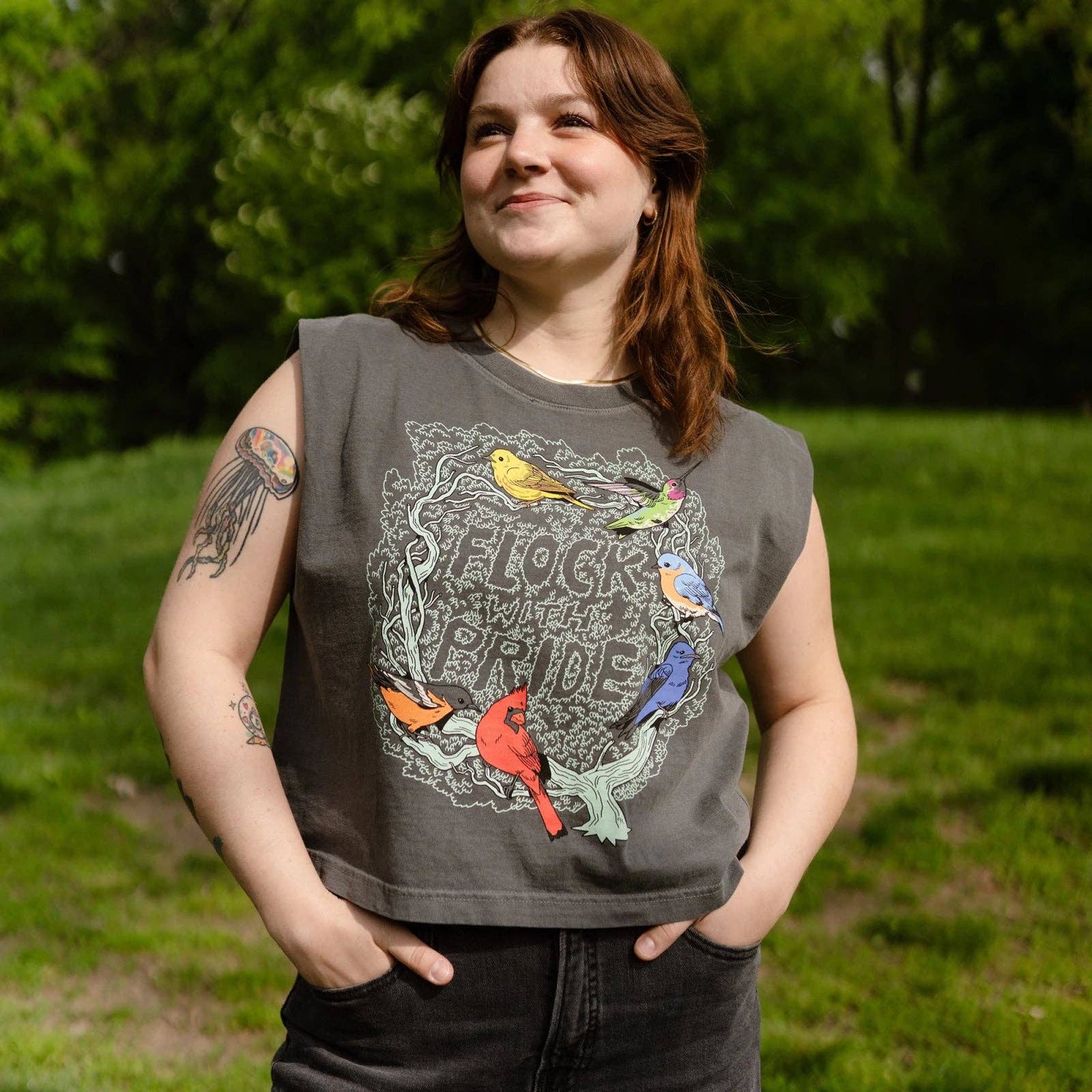 Flock with Pride Tank, photo 2 of 6