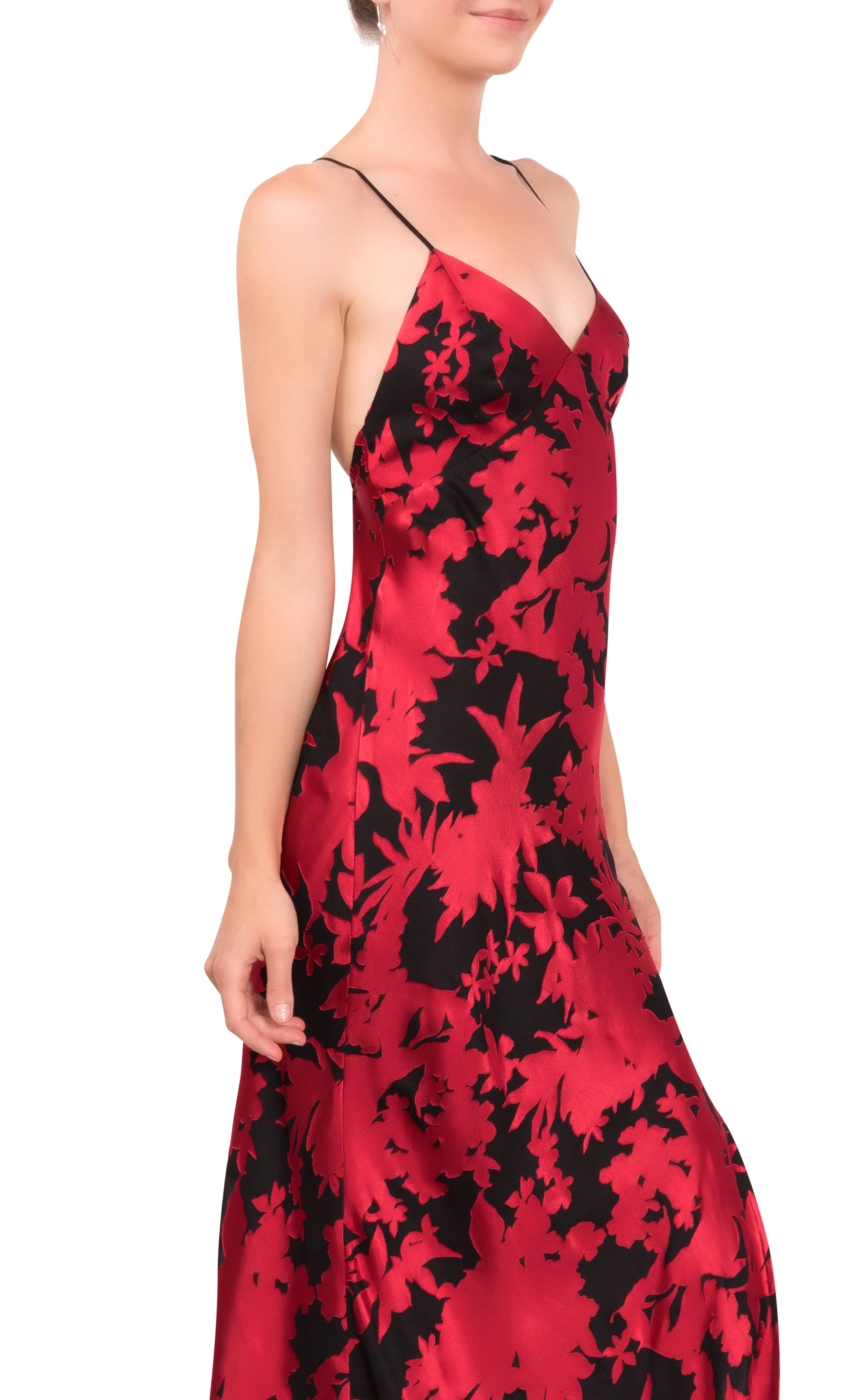 Red Velvet Burnout Dress, photo 5 of 5