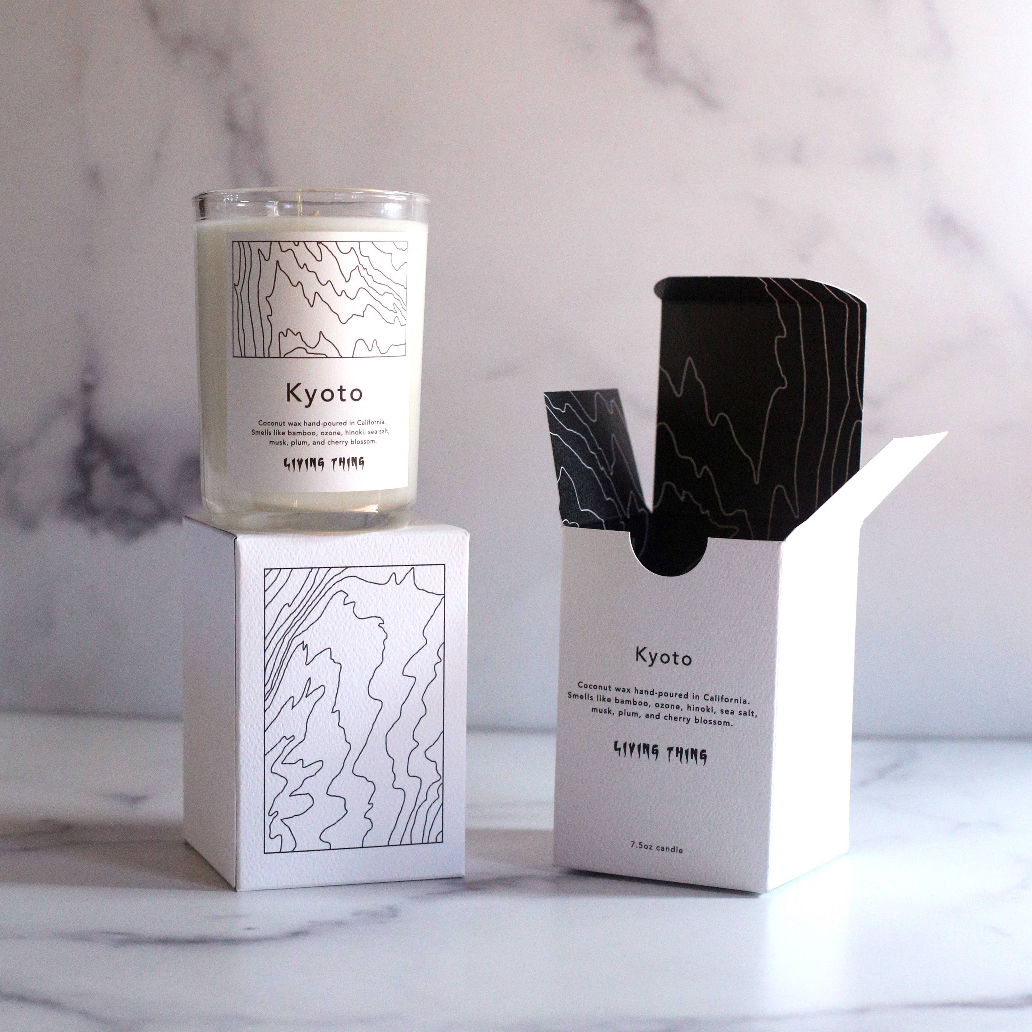 Kyoto: Cherry Blossom, Bamboo + Hinoki Candle, photo 2 of 3