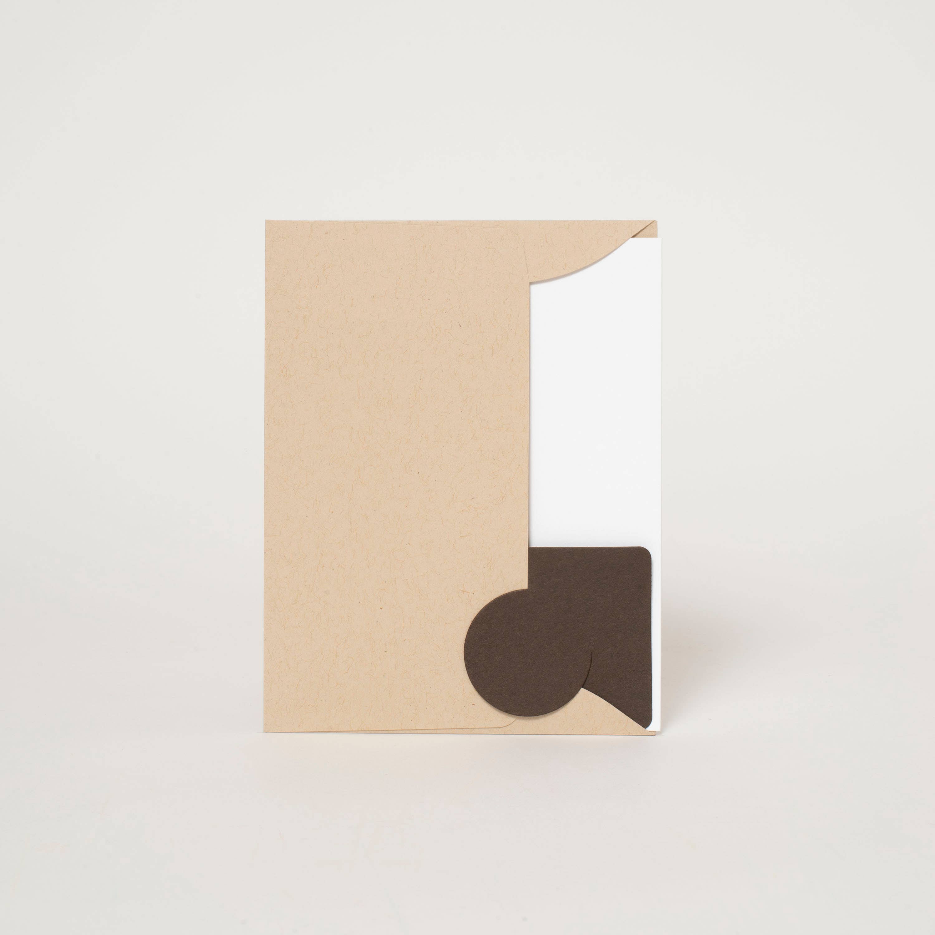 Grateful Gnomes Die-cut Letterpress Card by Phoebe Wahl: Paper tab, photo 3 of 3