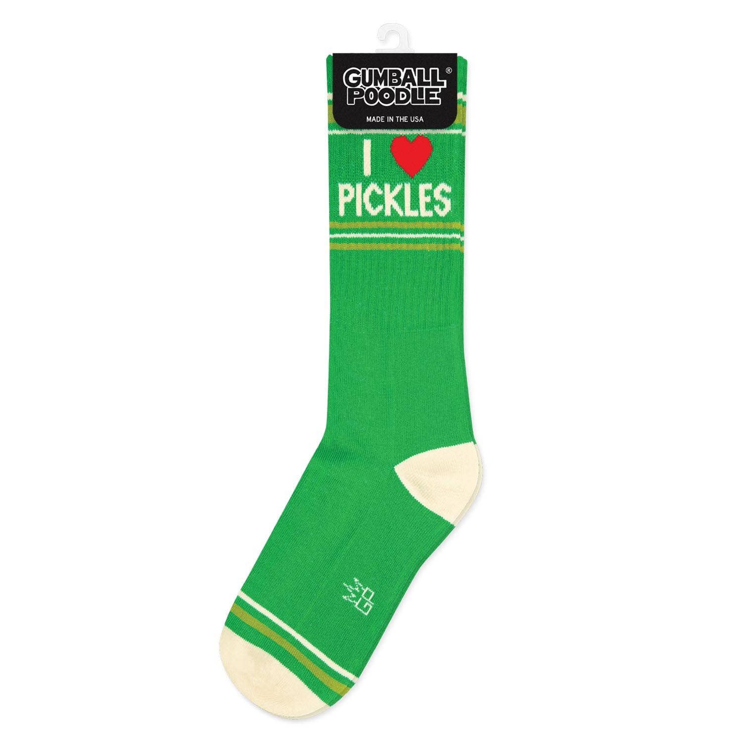 I ❤️ Pickles Gym Crew Socks, photo 3 of 6