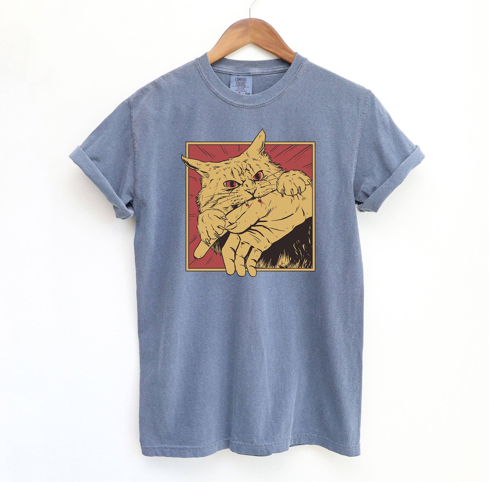 Cat Bite Manga T-Shirt, photo 6 of 6
