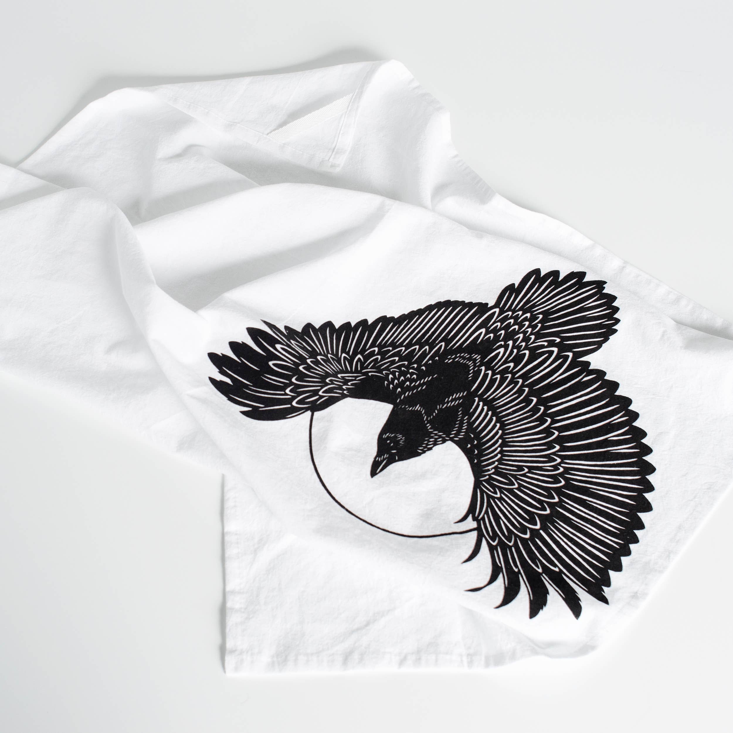 Crow Flour Sack Towel, photo 2 of 5