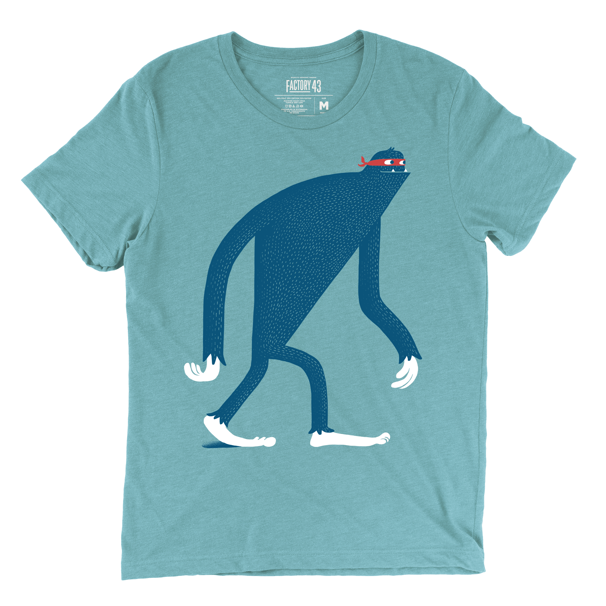 Incognito Sasquatch Unisex Shirt: Mustard, M, photo 1 of 2