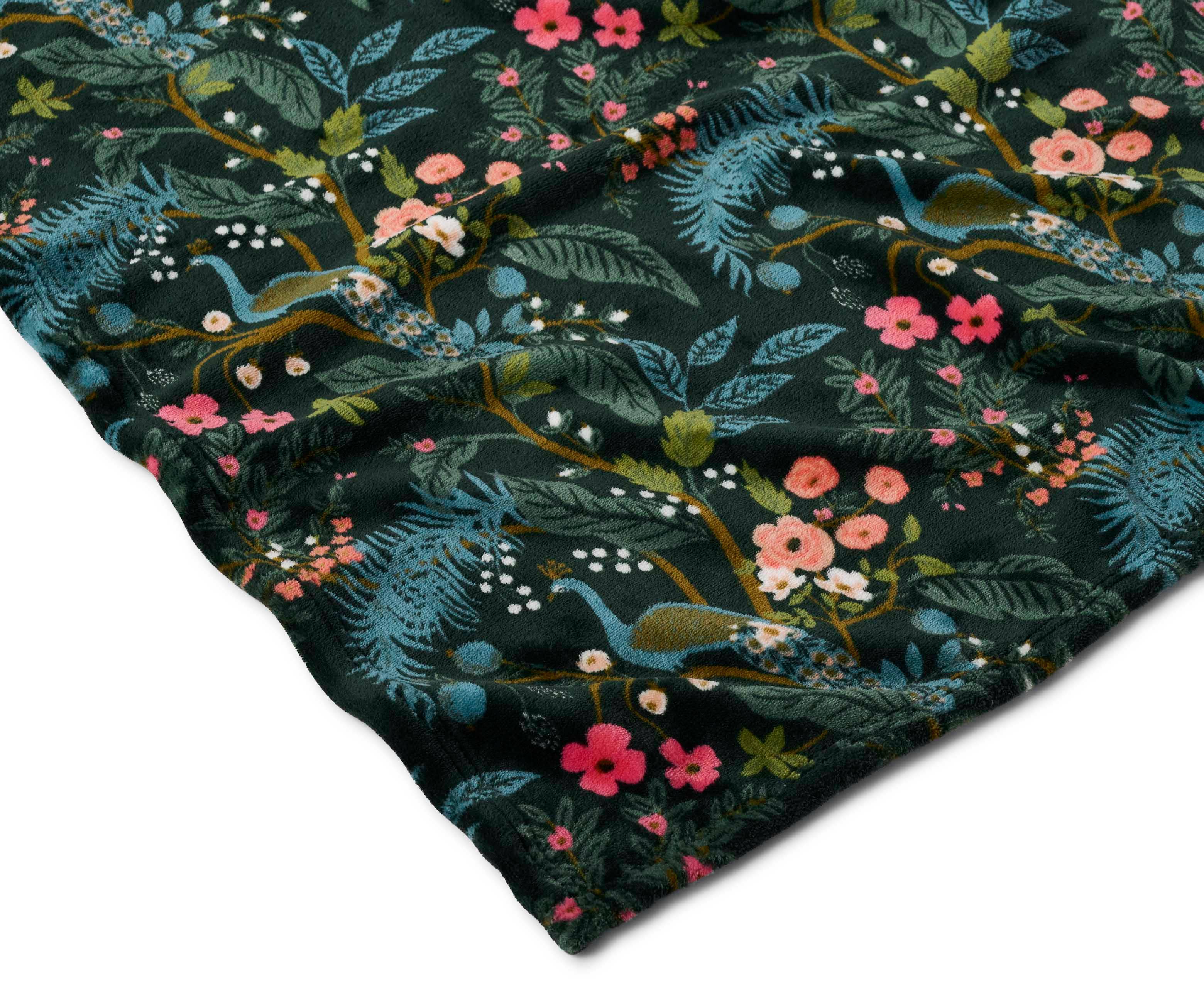 Peacock Fleece Blanket, photo 3 of 3