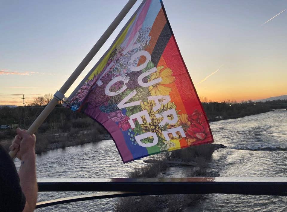 You Are Loved Flag | LGBTQ Rainbow Pride Flag, photo 1 of 8