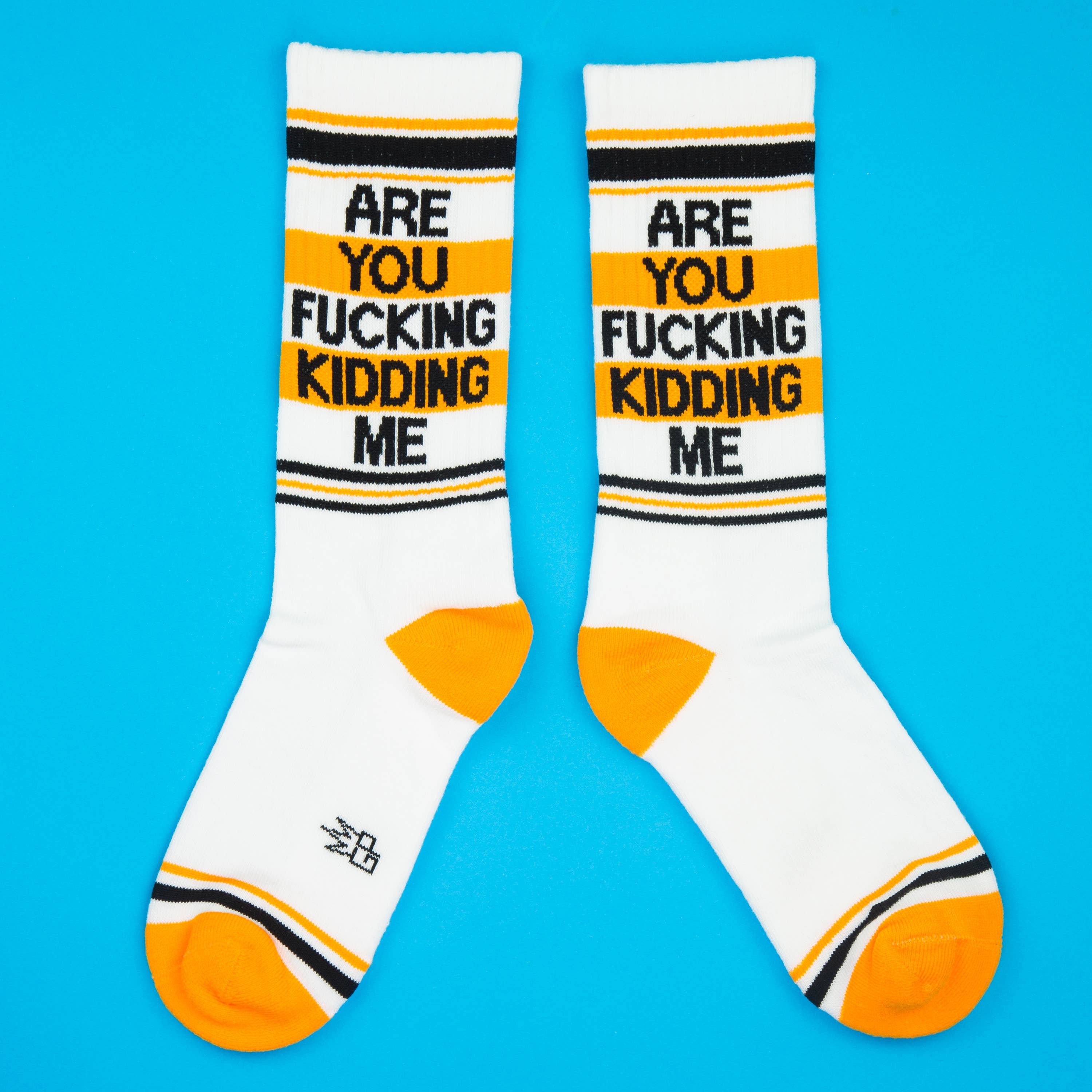 Are You Fucking Kidding Me Gym Crew Socks, photo 5 of 6