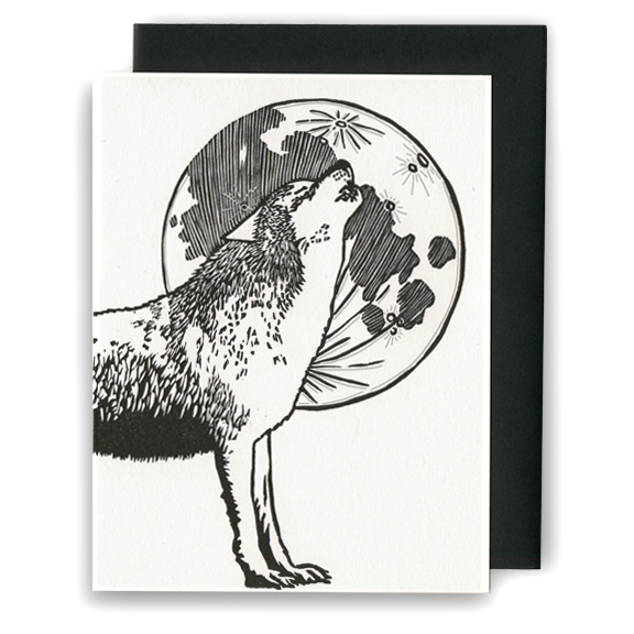DARKER THINGS-HOWLING WOLF CARD