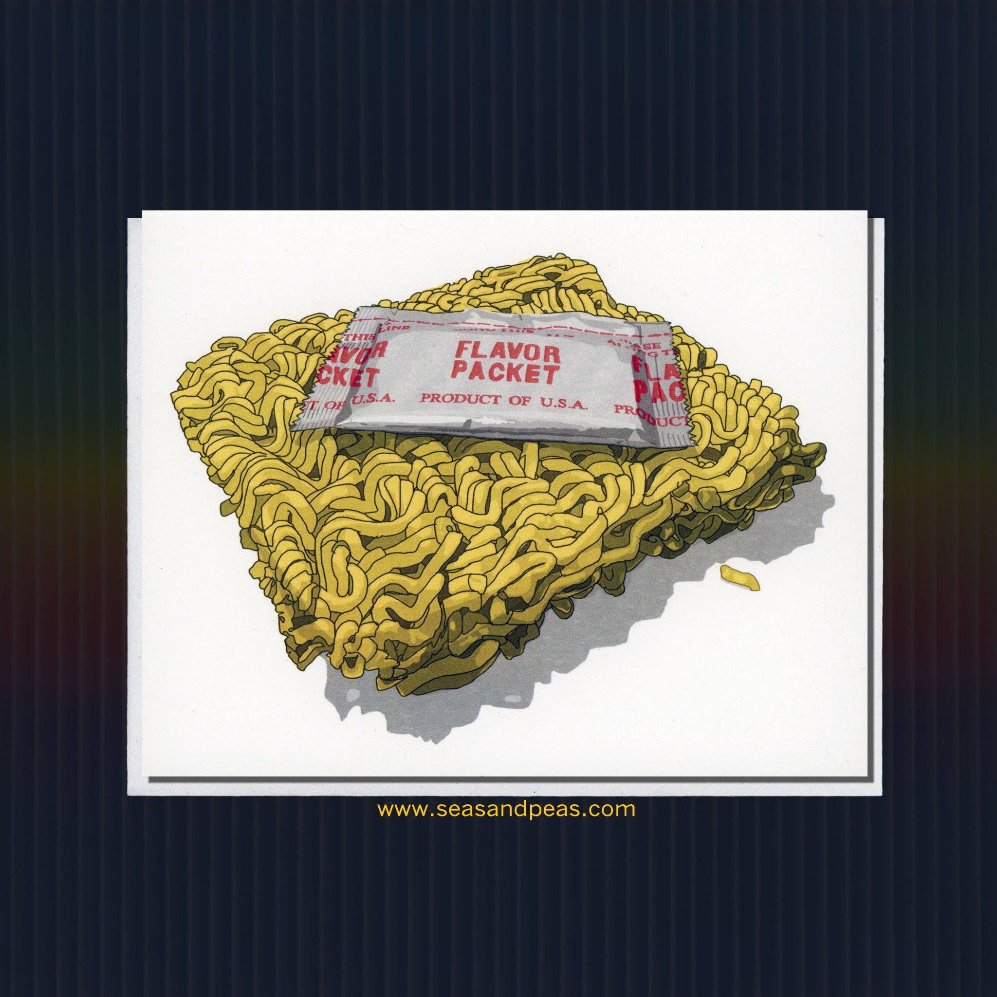 Instant Ramen Blank Card