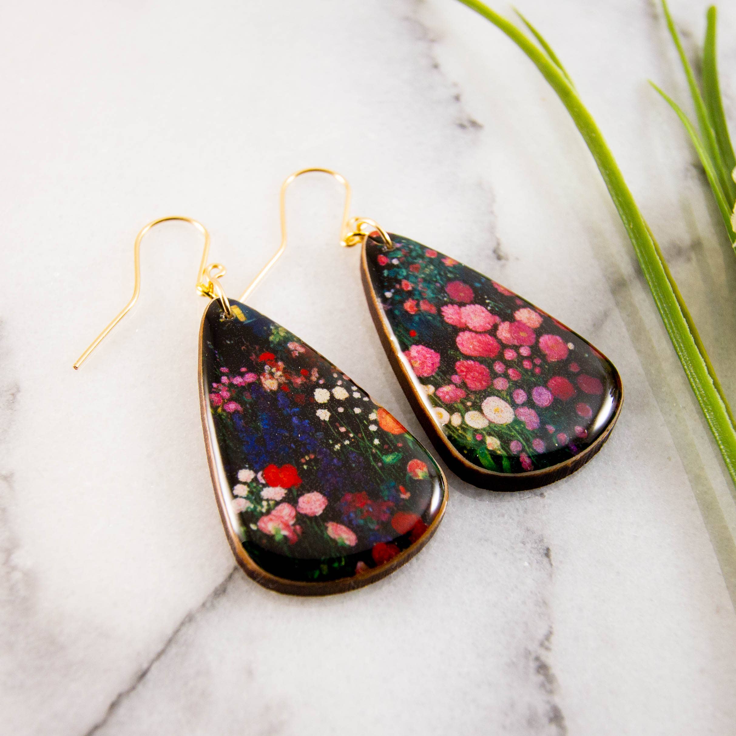 Midnight Garden Oversize Teardrop Earrings, photo 1 of 2