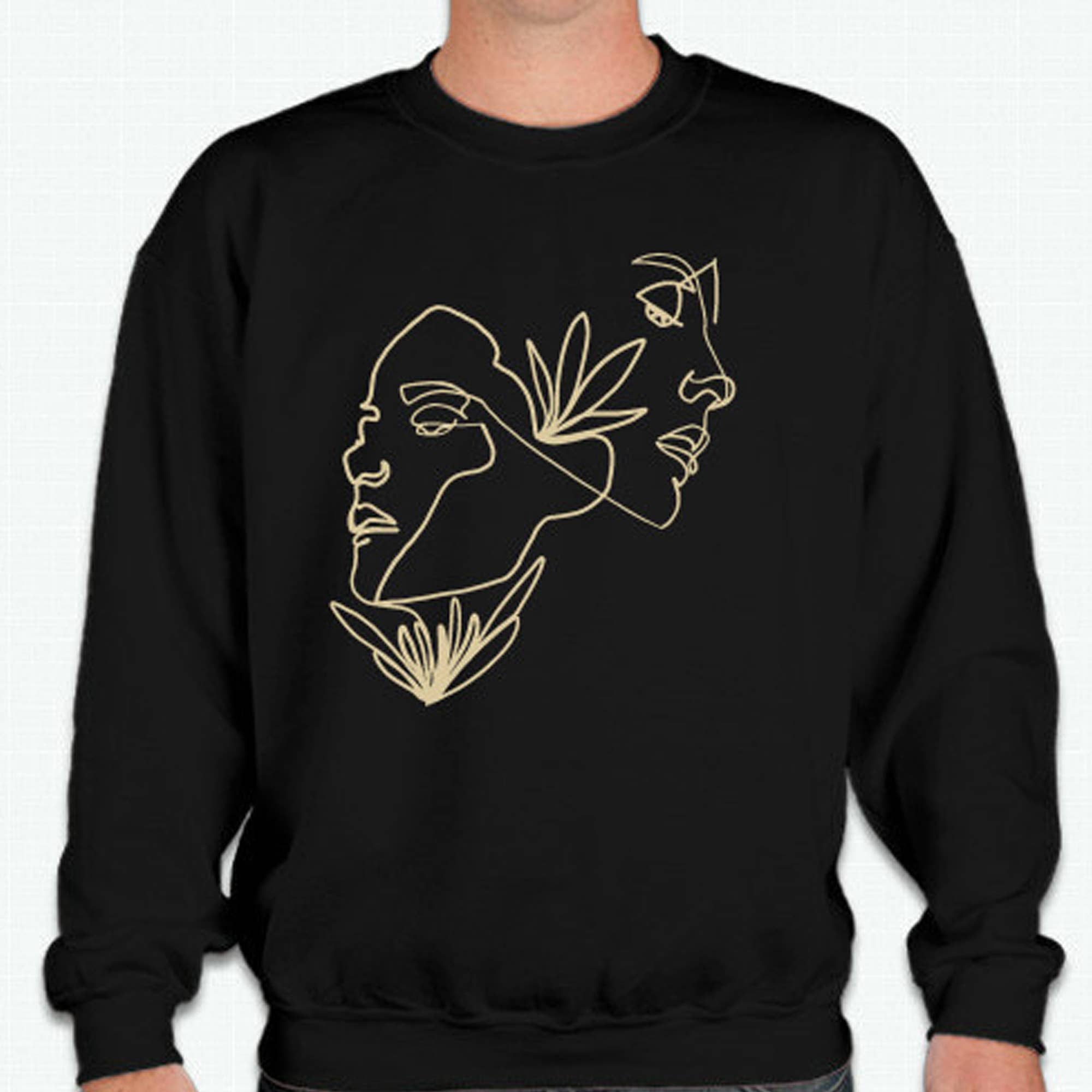 Dual Face Line Sweatshirt (Prepack)