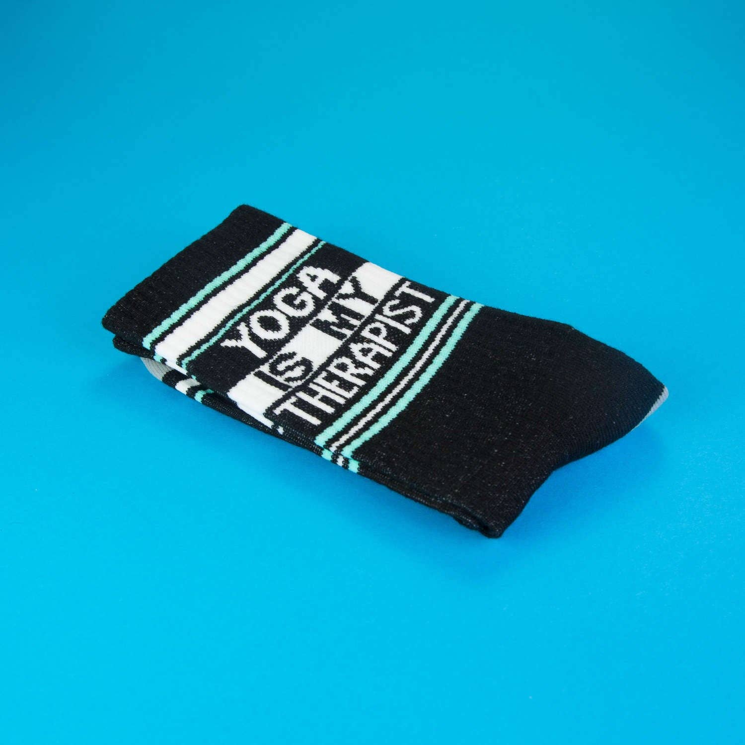 Yoga Is My Therapist Gym Crew Socks, photo 4 of 6