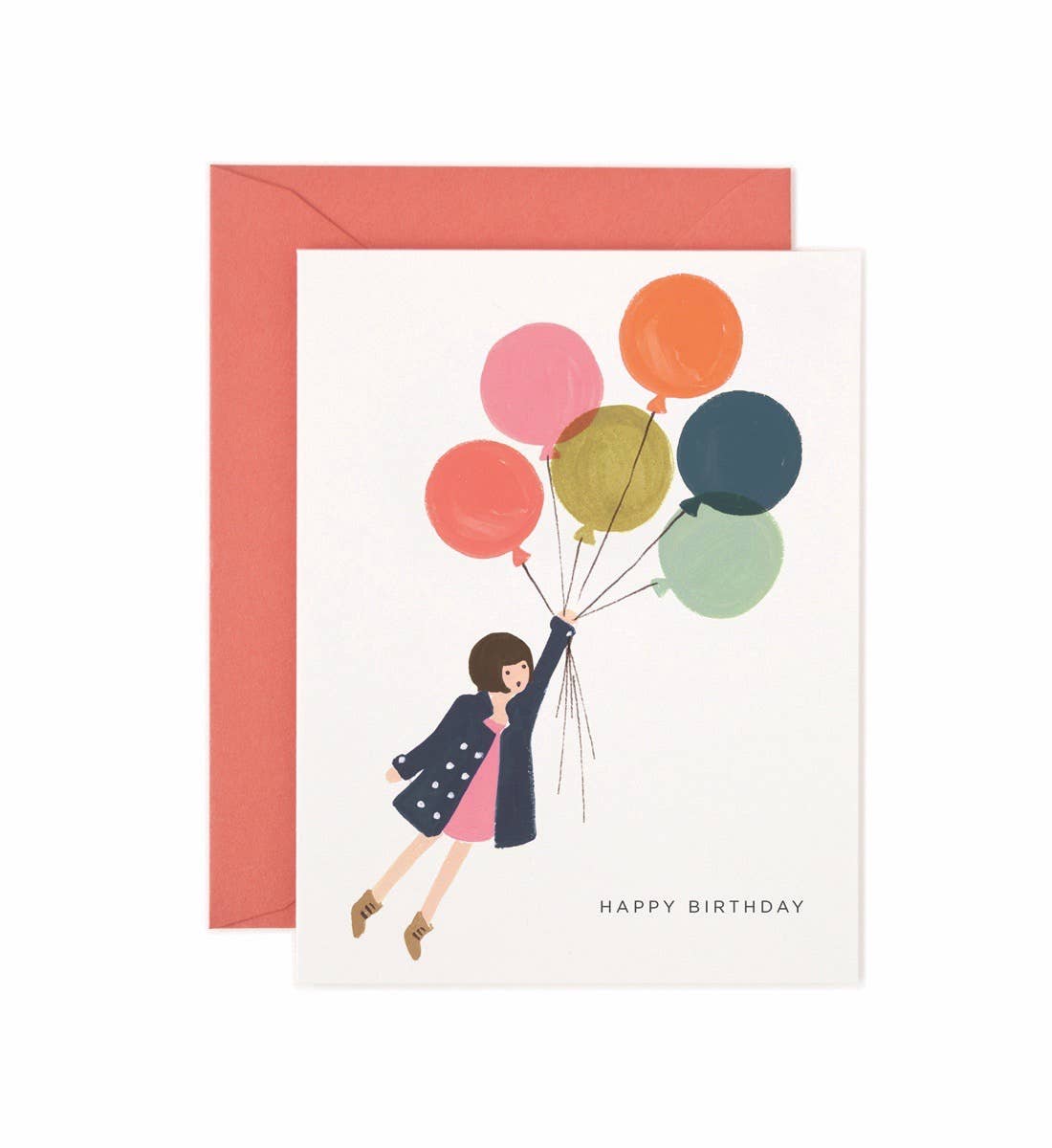 Fly Away Birthday Card