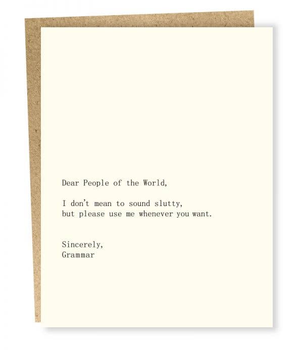 #259: People / Grammar Card