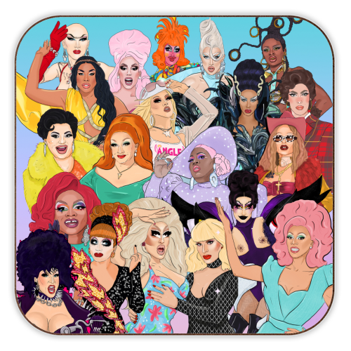 Coasters 'Icons Only - Ru Paul's Drag Ra, photo 1 of 3