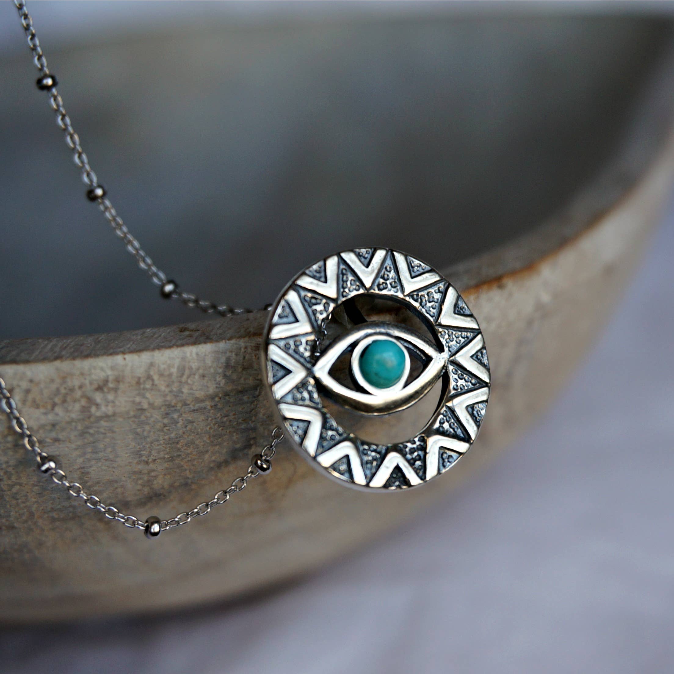 Evil eye Turquoise Necklace