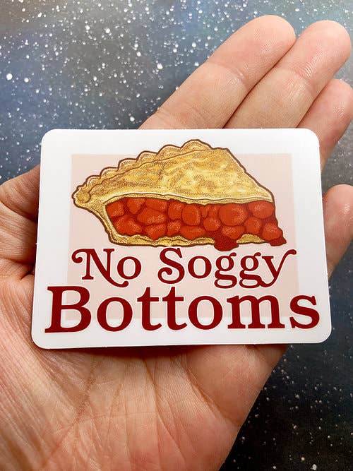 Vinyl Decal - No Soggy Bottoms - Great British Bake Off