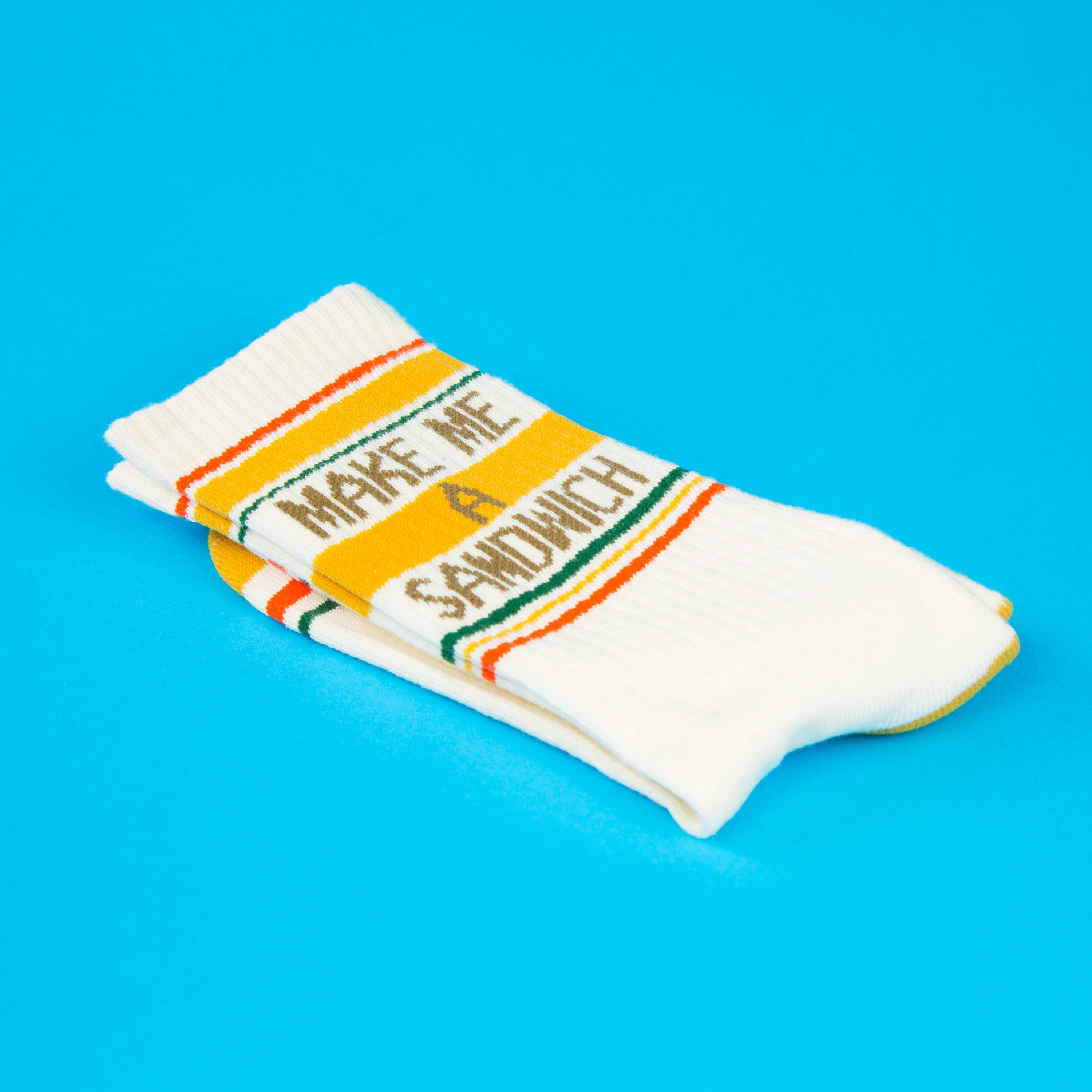 Make Me A Sandwich Gym Crew Socks, photo 6 of 7