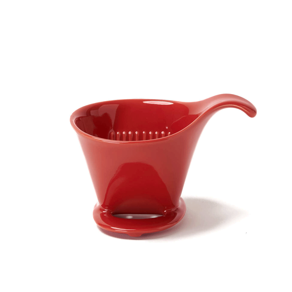 Bee House Pour-over Ceramic Coffee Dripper - Tomato -, photo 1 of 4