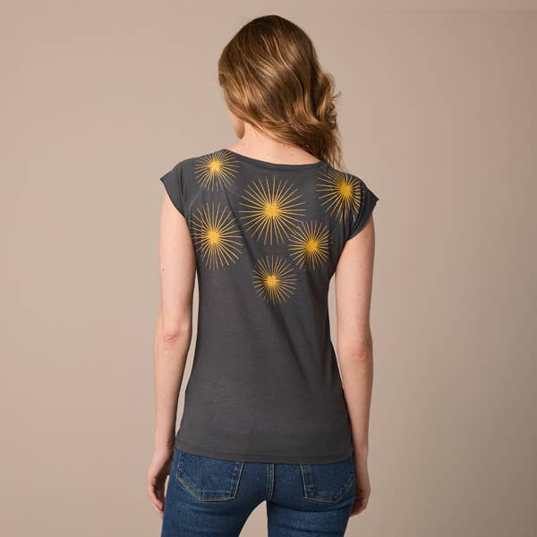 Starburst Bamboo T: Black, XL, photo 4 of 8