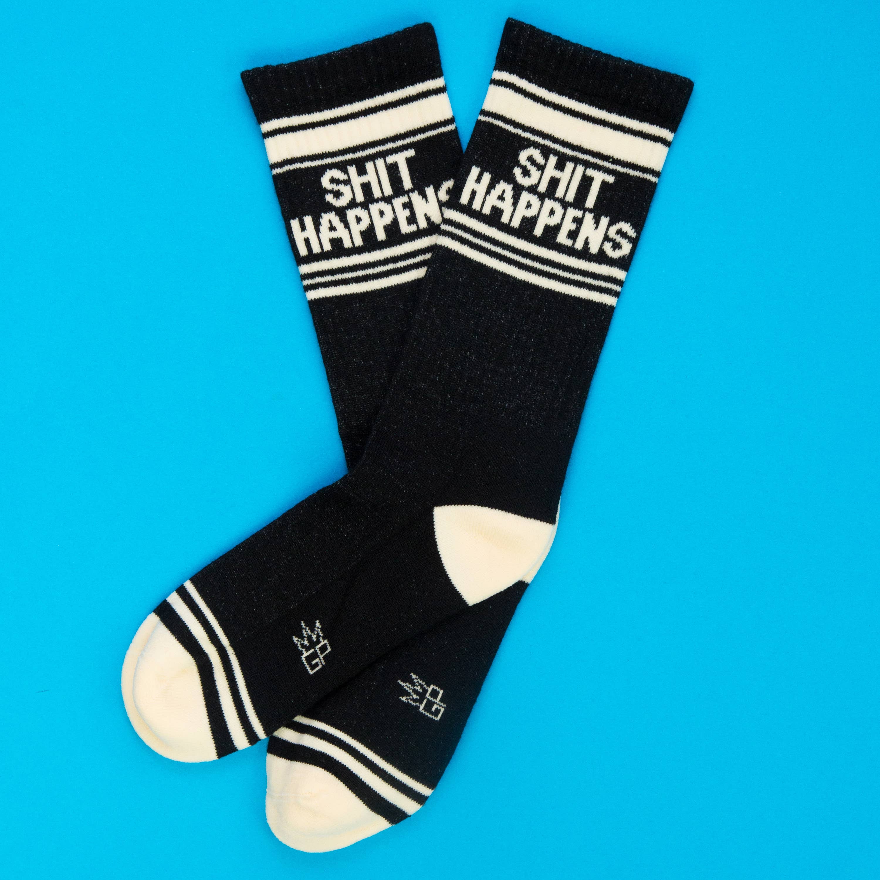 Shit Happens Gym Crew Socks, photo 2 of 6
