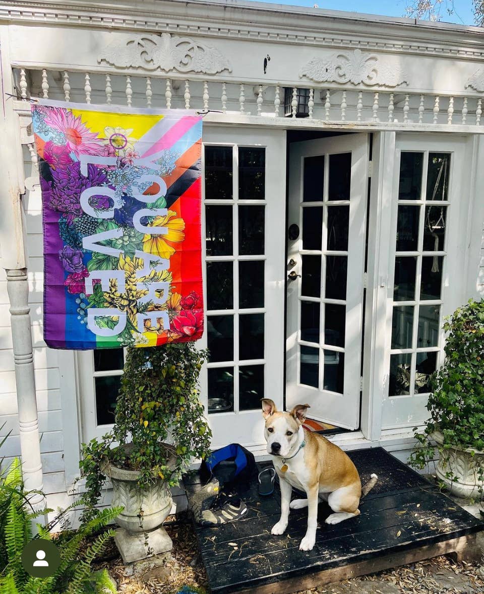 You Are Loved Flag | LGBTQ Rainbow Pride Flag, photo 8 of 8
