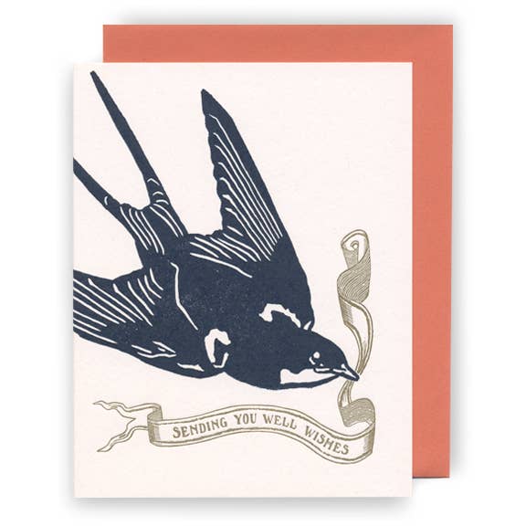 Barn Swallow (Well Wishes) CARD