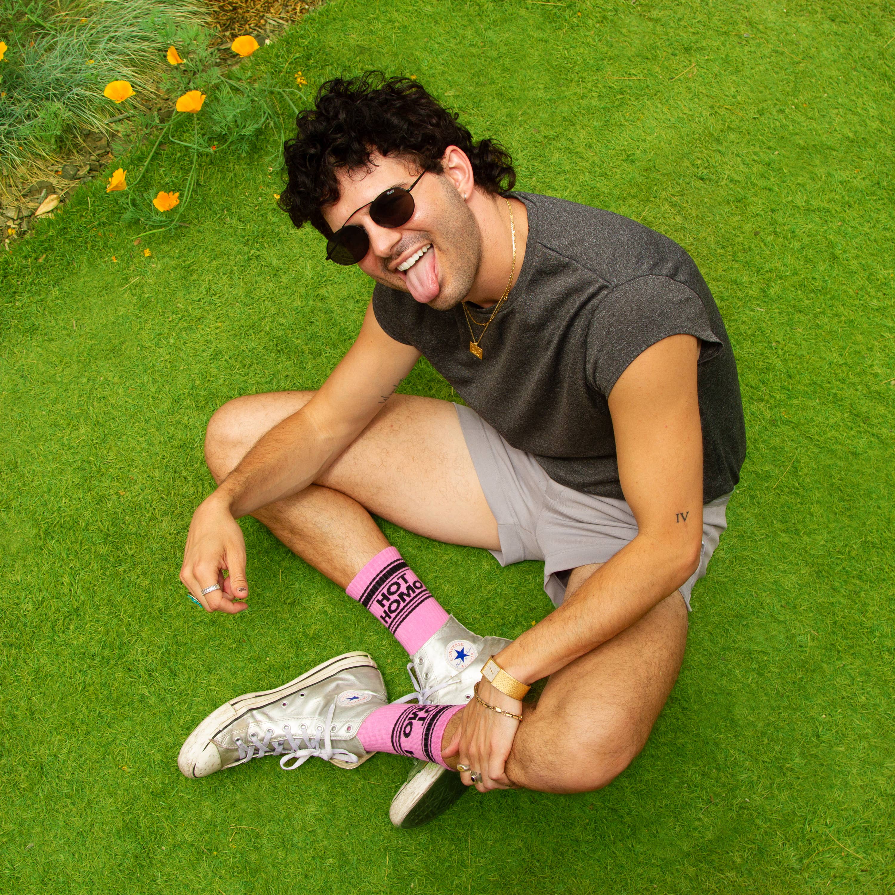Hot Homo Gym Crew Socks, photo 5 of 6