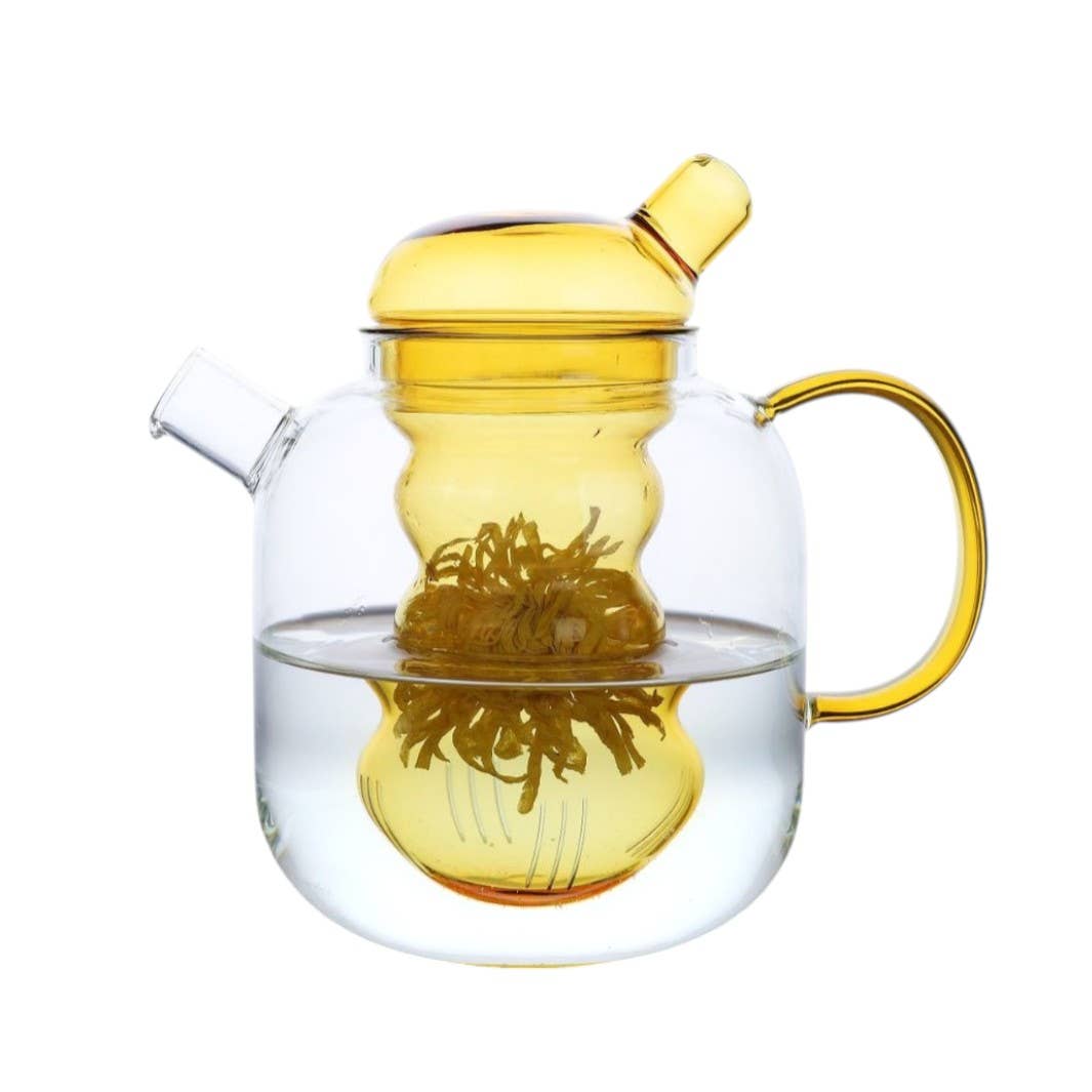 Nordic Minimalist Borosilicate Glass Teapot | Water Carafe, photo 3 of 4