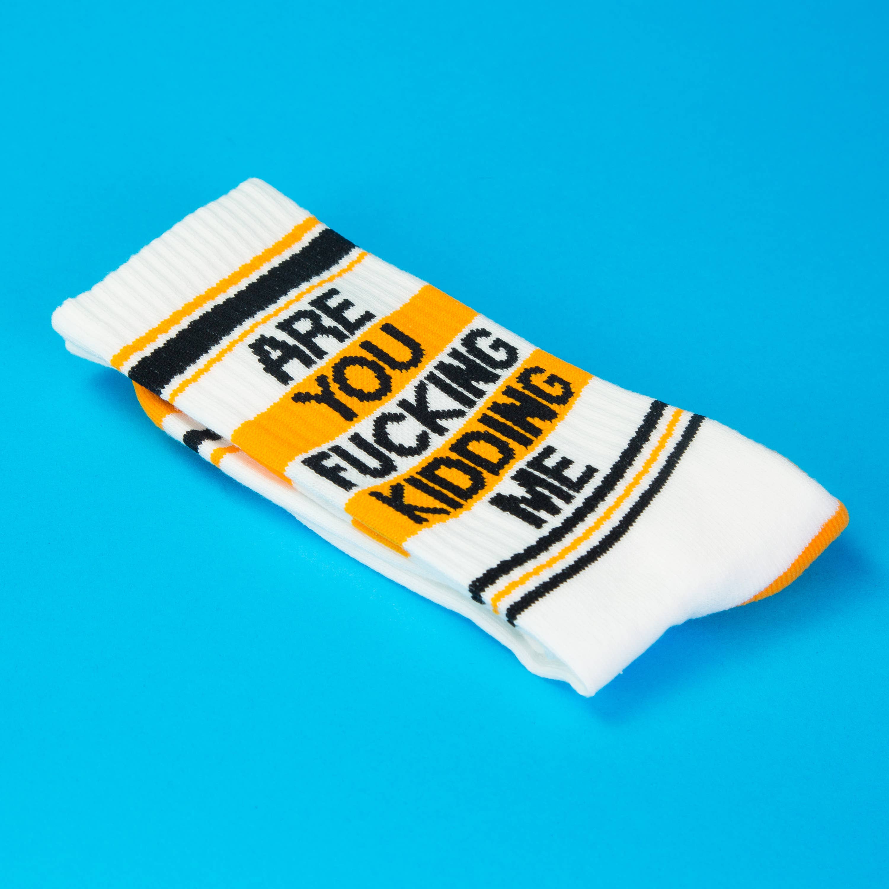 Are You Fucking Kidding Me Gym Crew Socks, photo 6 of 6