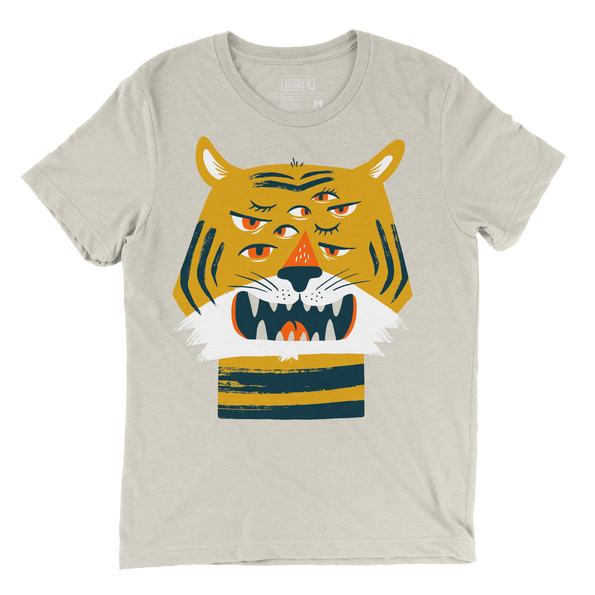 Eyes of the Tiger Unisex Shirt: Heather Dust