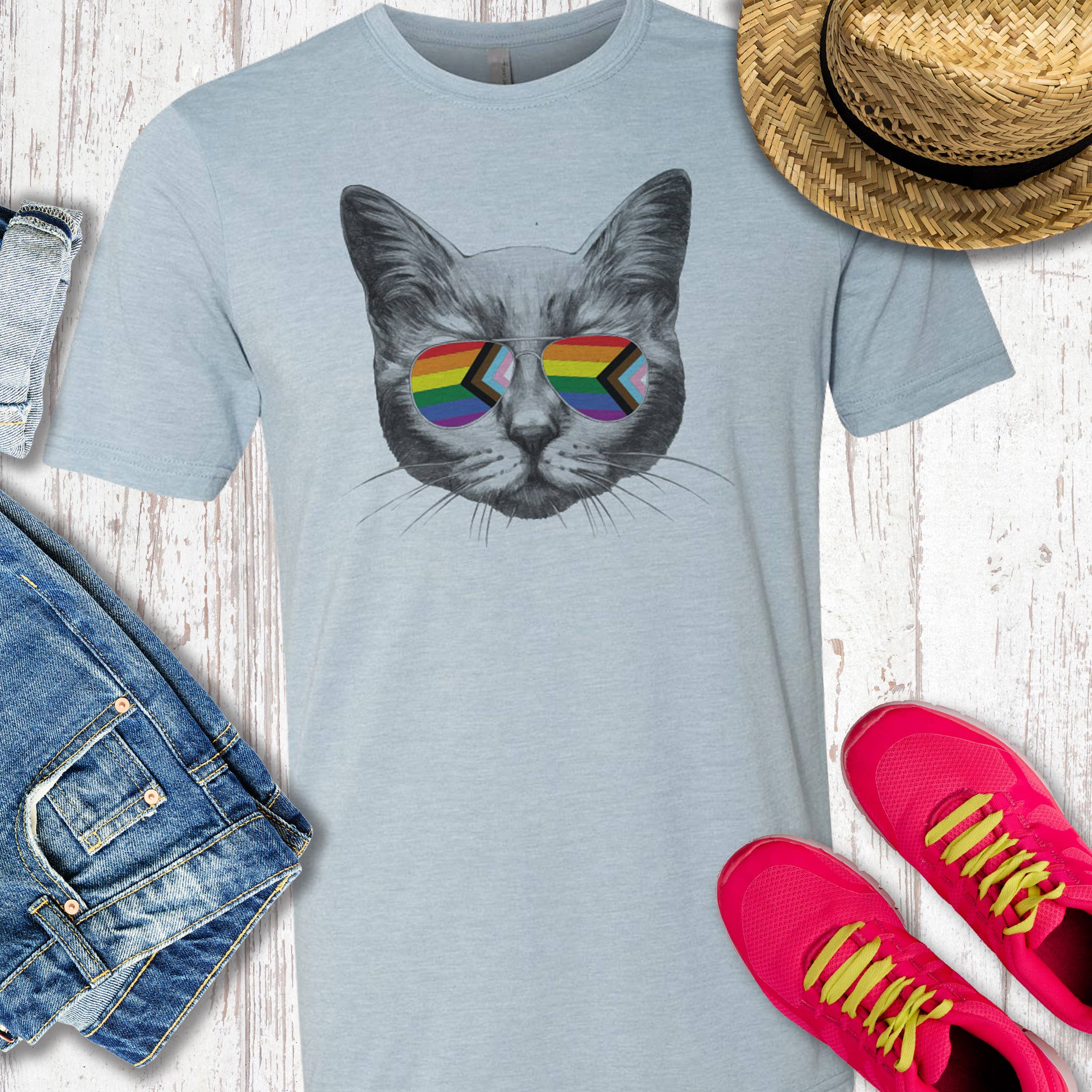 Pride Kitty Unisex Tee, photo 1 of 2
