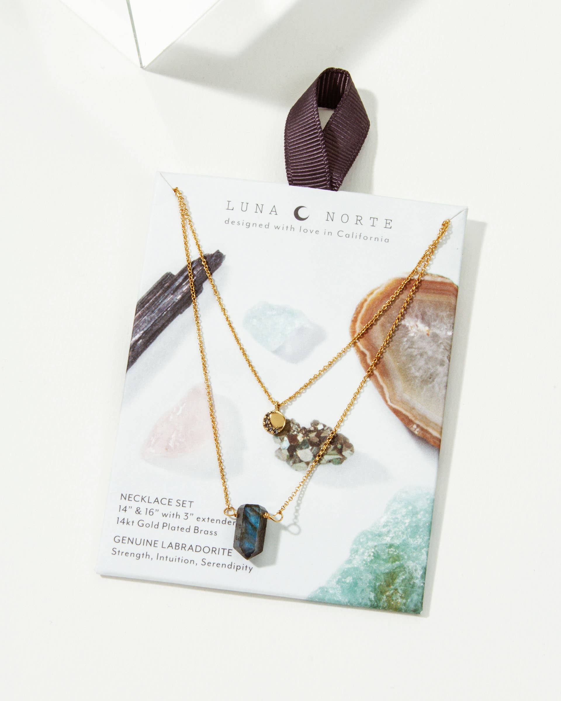 Luz de Luna Necklace Set- Labradorite, photo 3 of 3