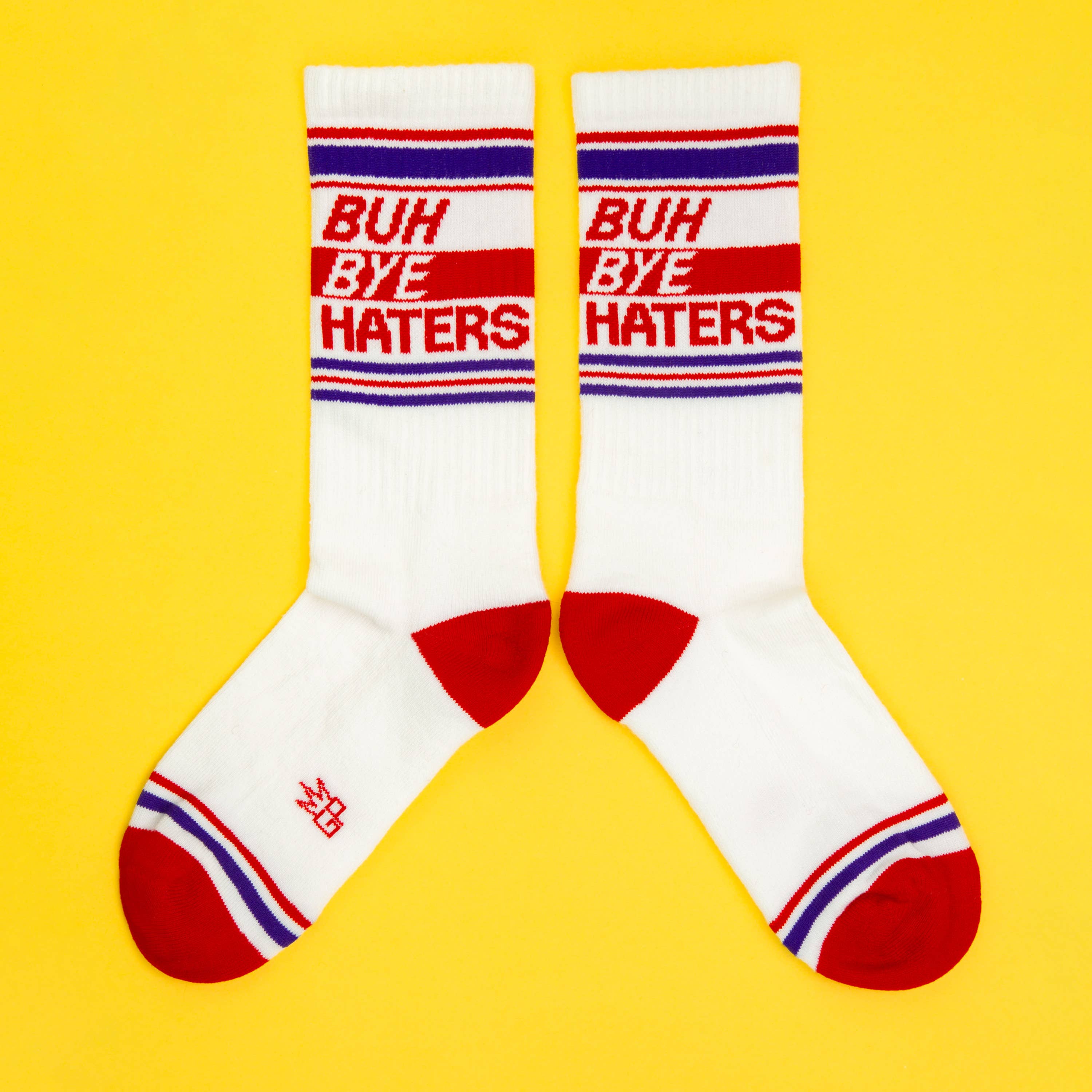 Buh Bye Haters Gym Crew Socks, photo 3 of 6