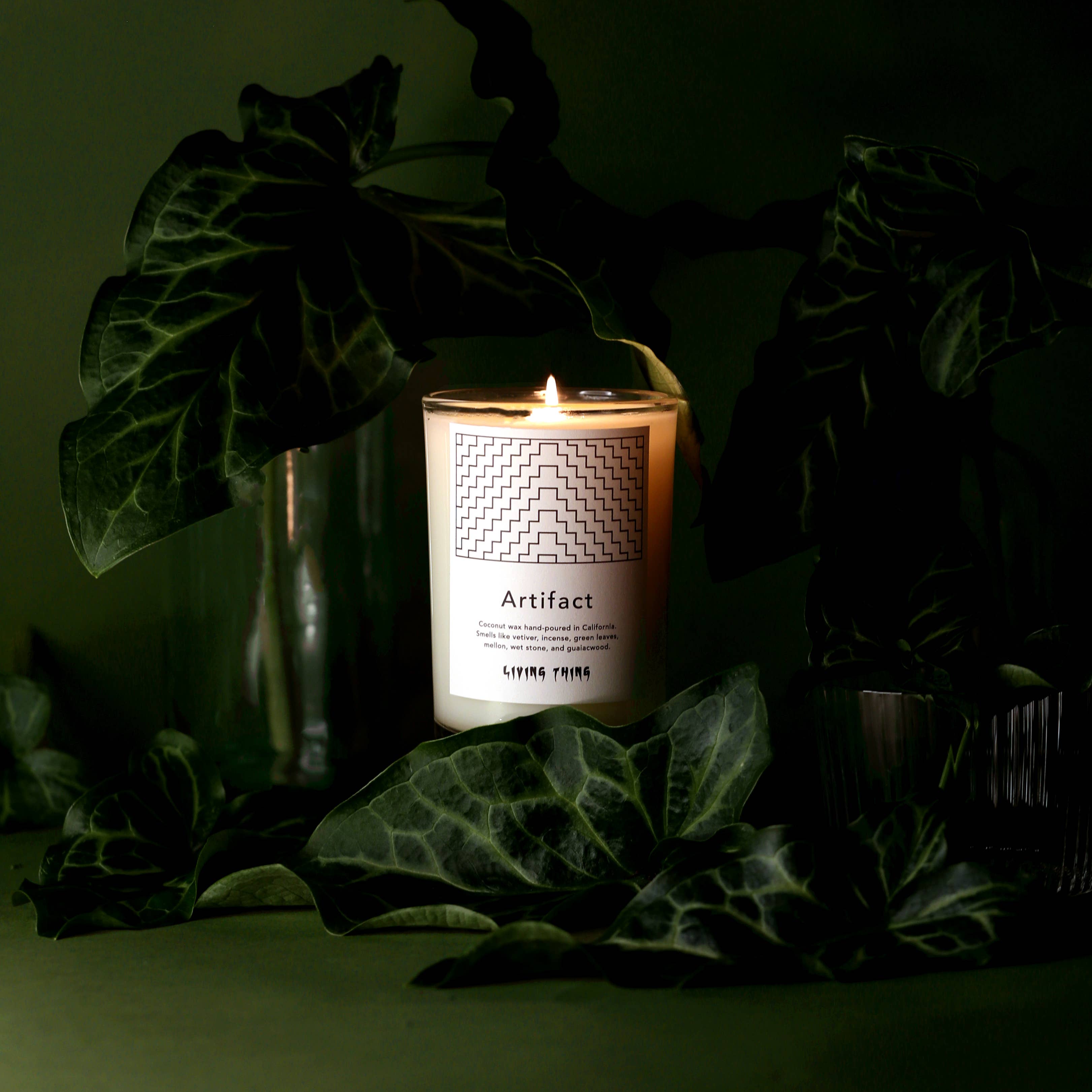 Artifact: Vetiver, Melon + Warm Woods Candle, photo 2 of 4